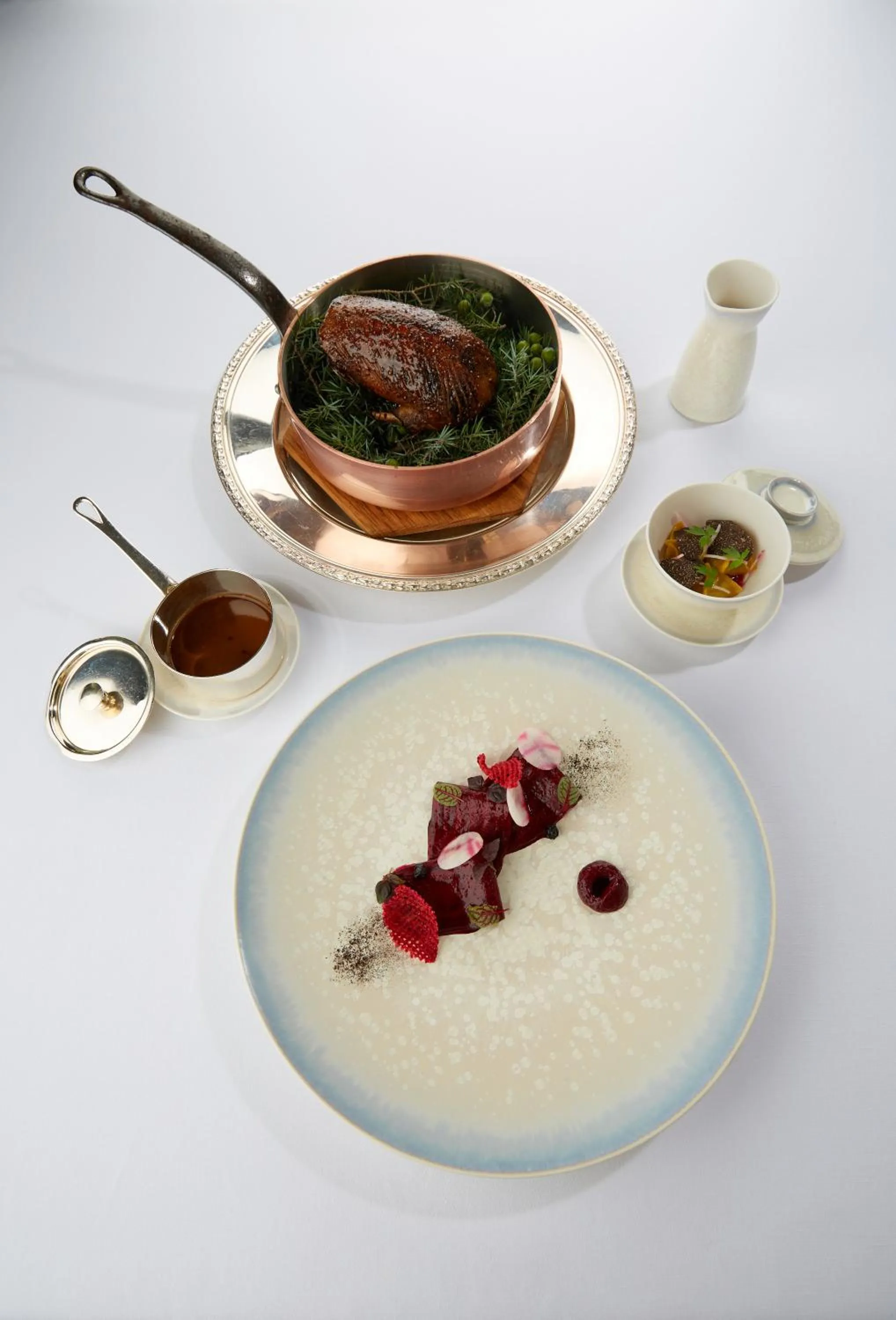 Food close-up in Domaine les Crayères