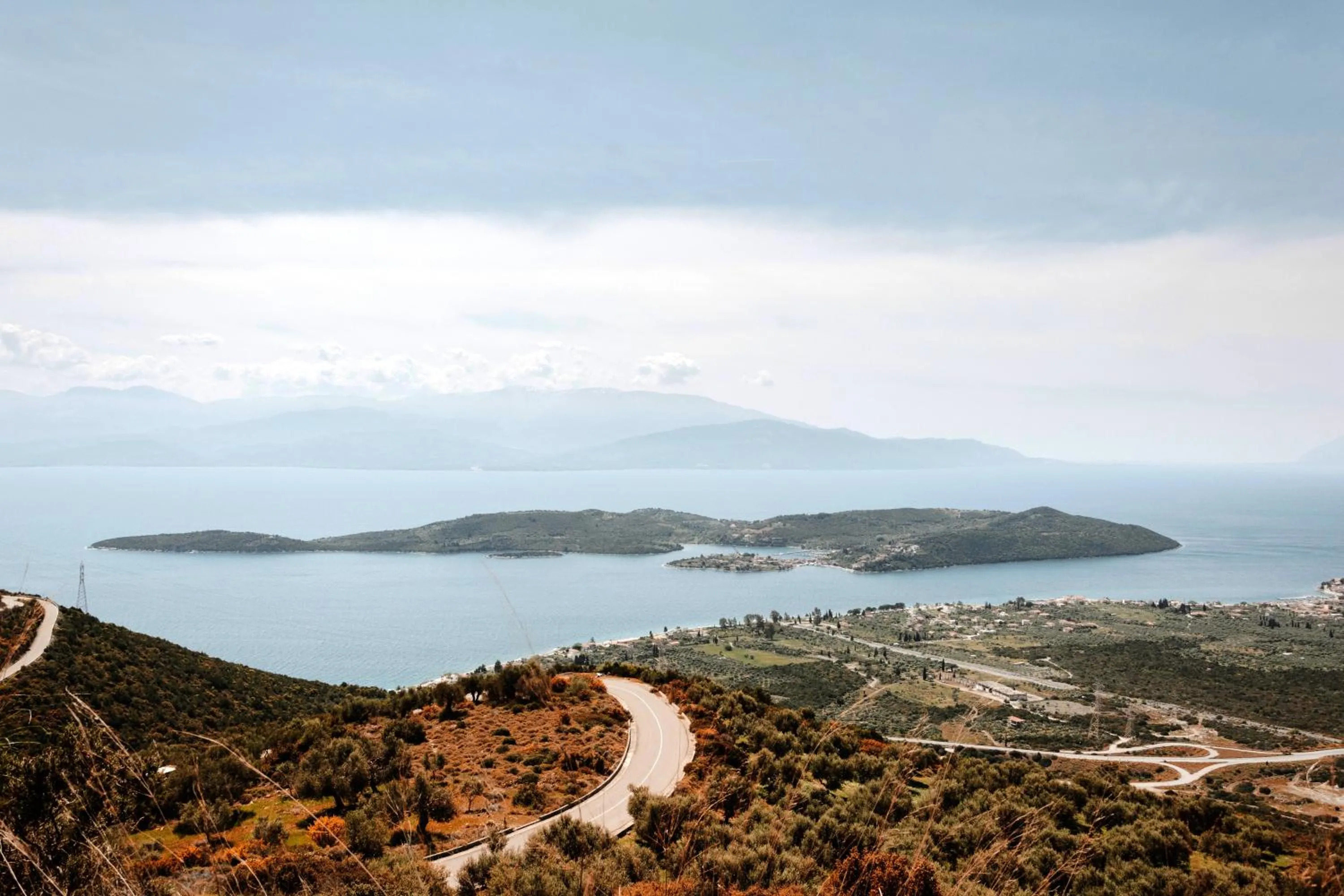 Bird's eye view in Drymna