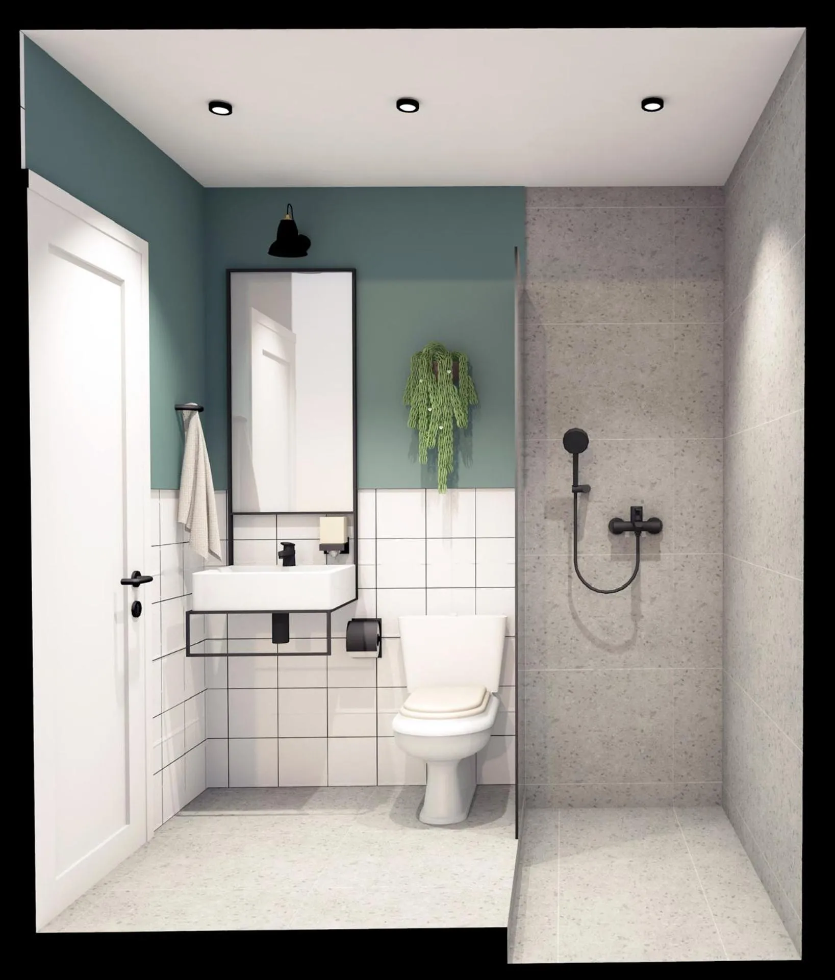 Shower in BEDWAVE Seaside Mansion