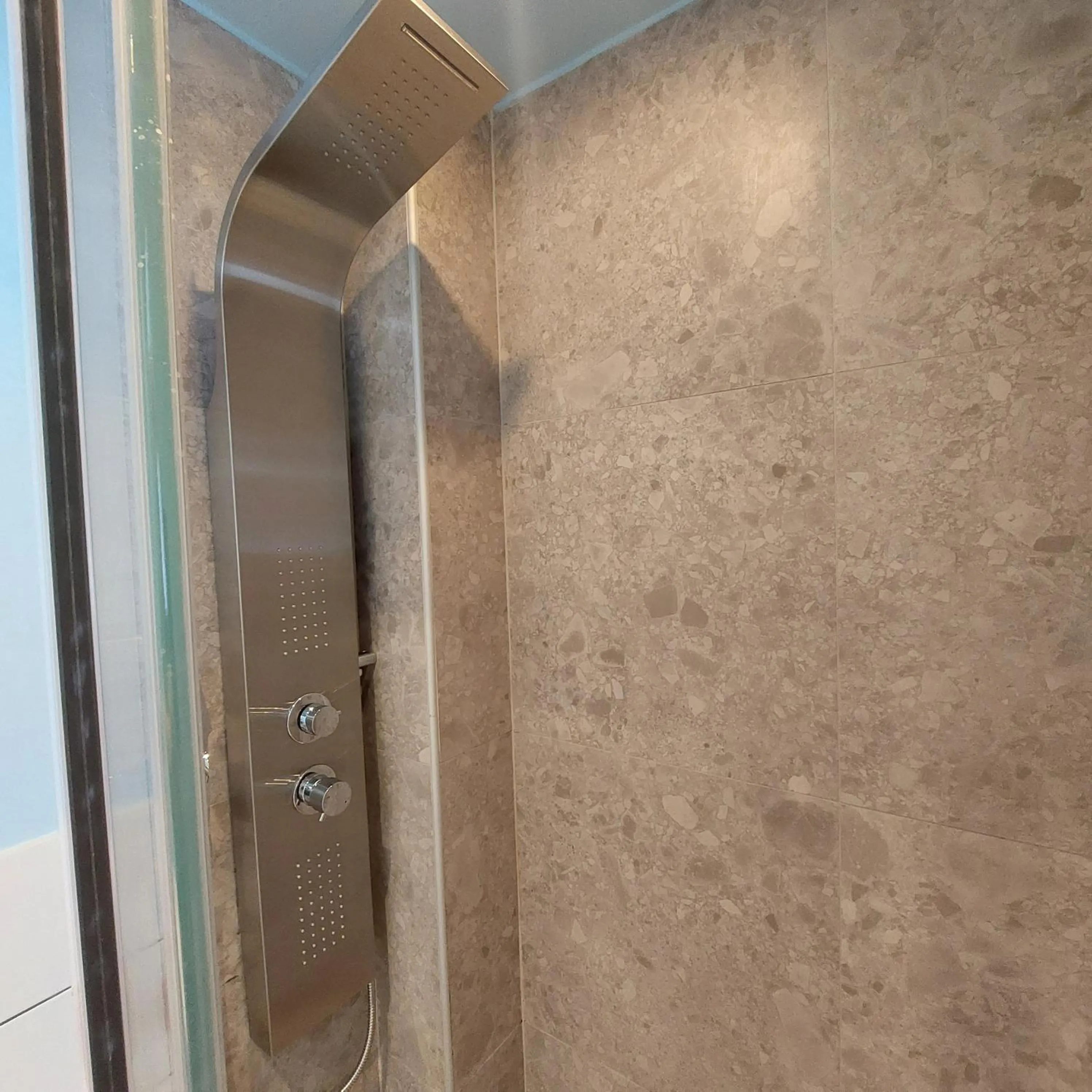 Shower in BEDWAVE Seaside Mansion