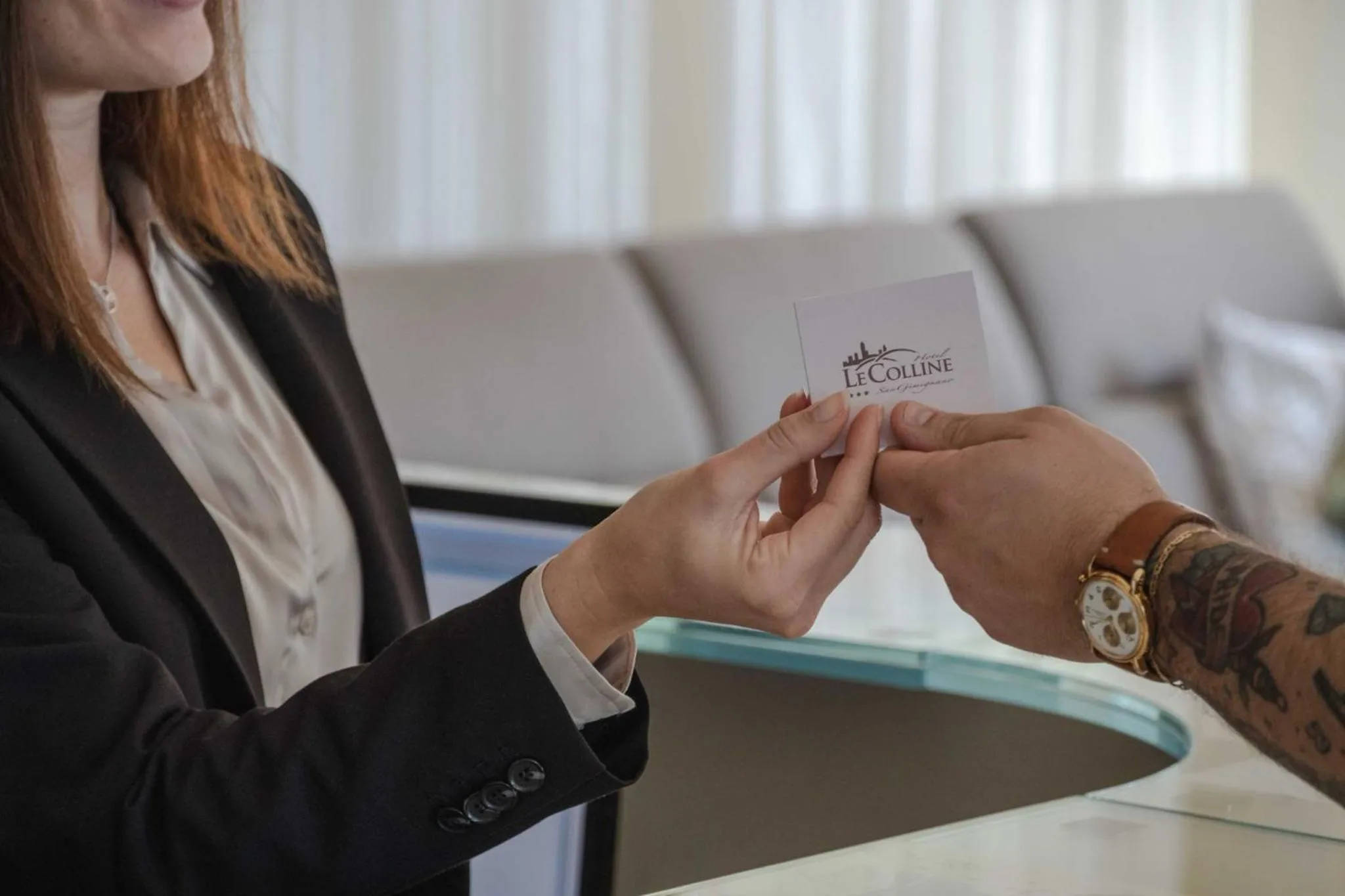 People in Hotel Le Colline