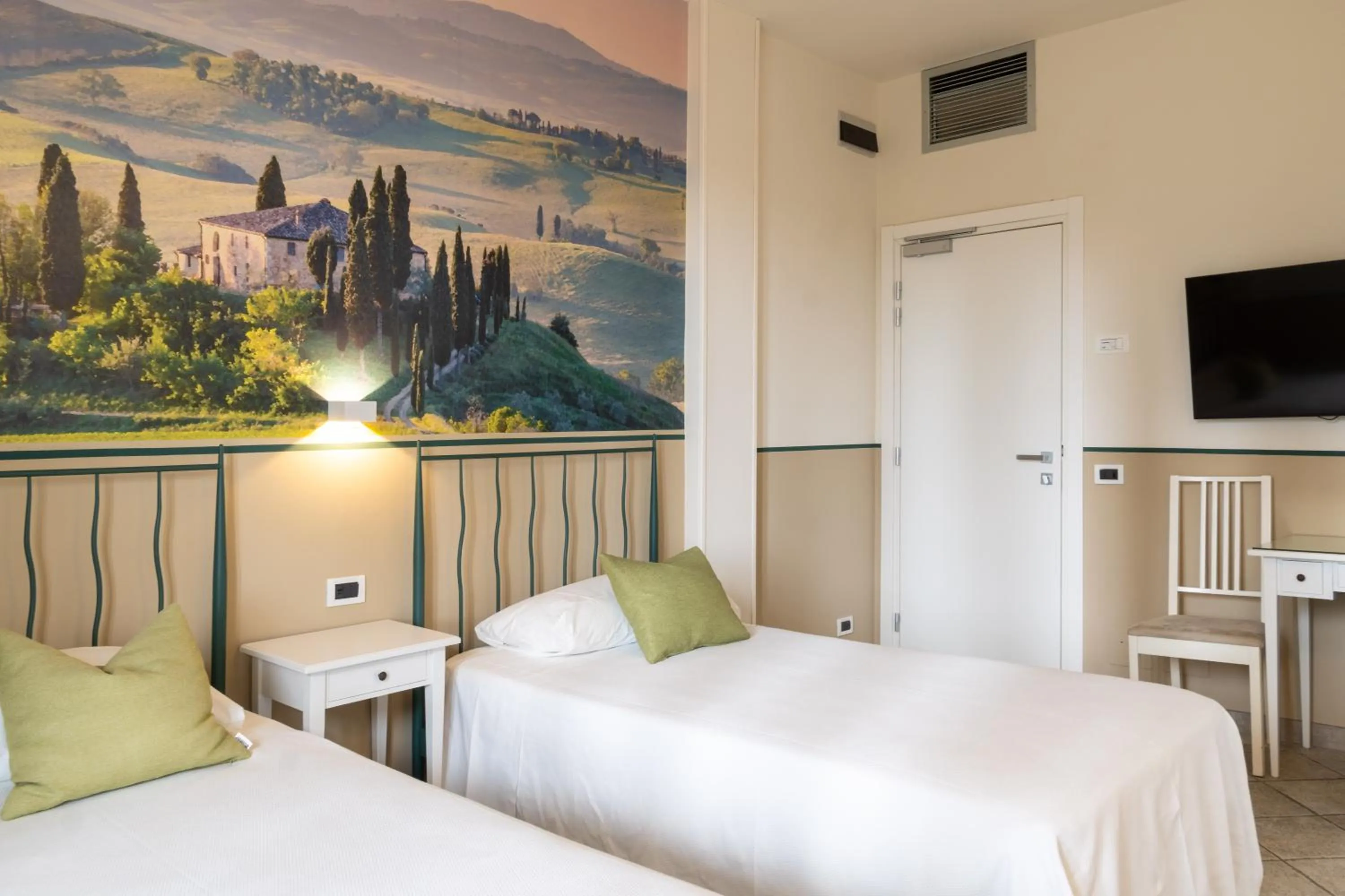 Facility for disabled guests, Bed in Hotel Le Colline