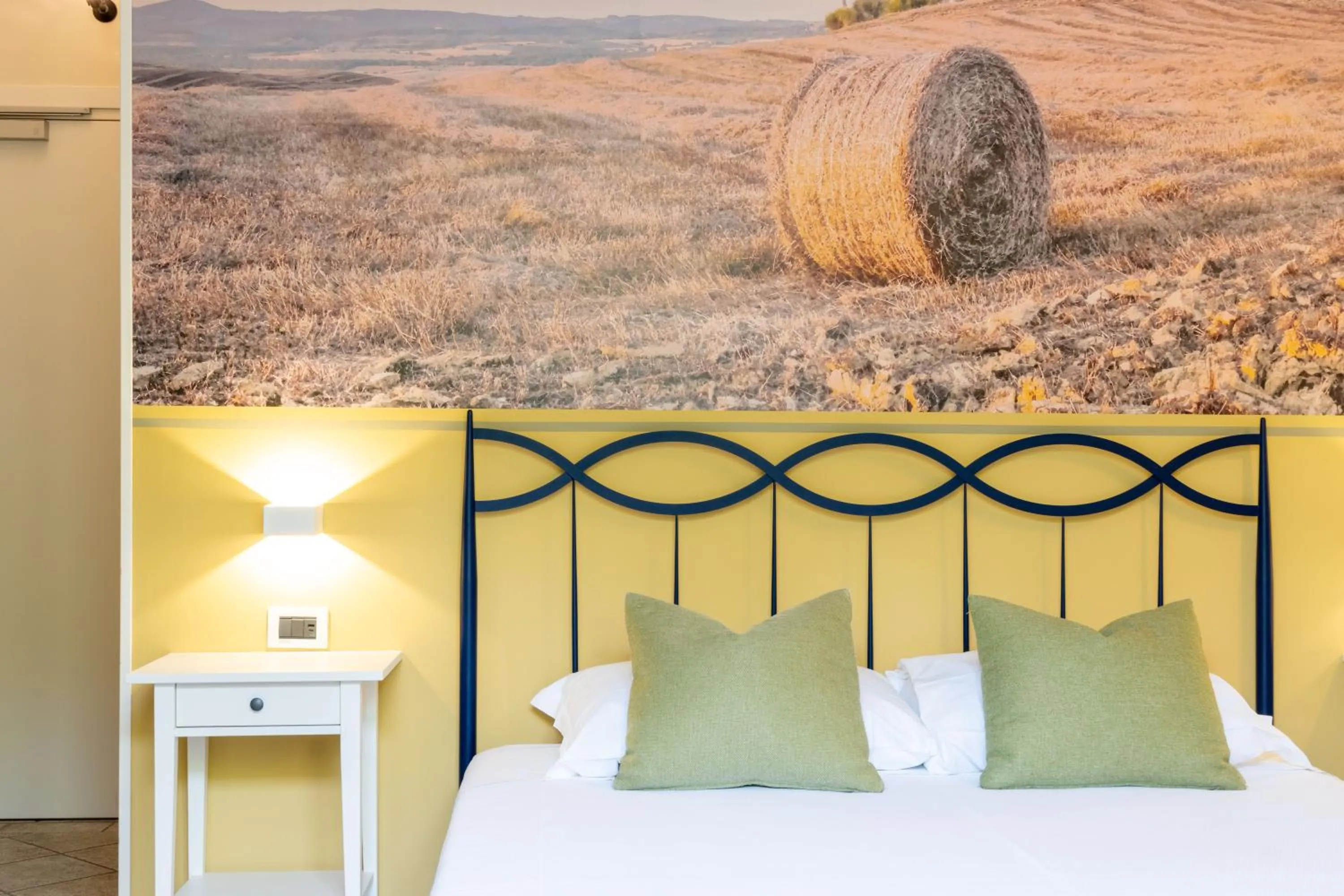 Decorative detail, Bed in Hotel Le Colline