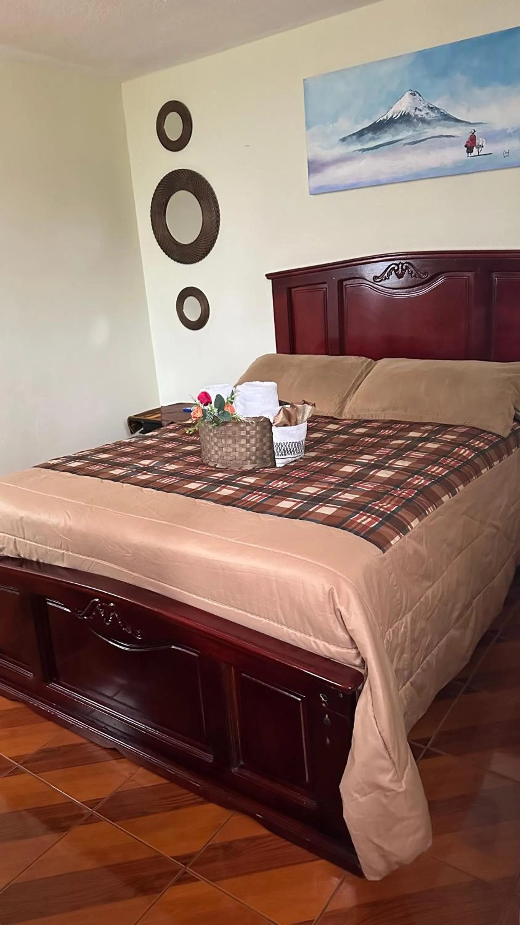 Bed in Hostal Jora Continental