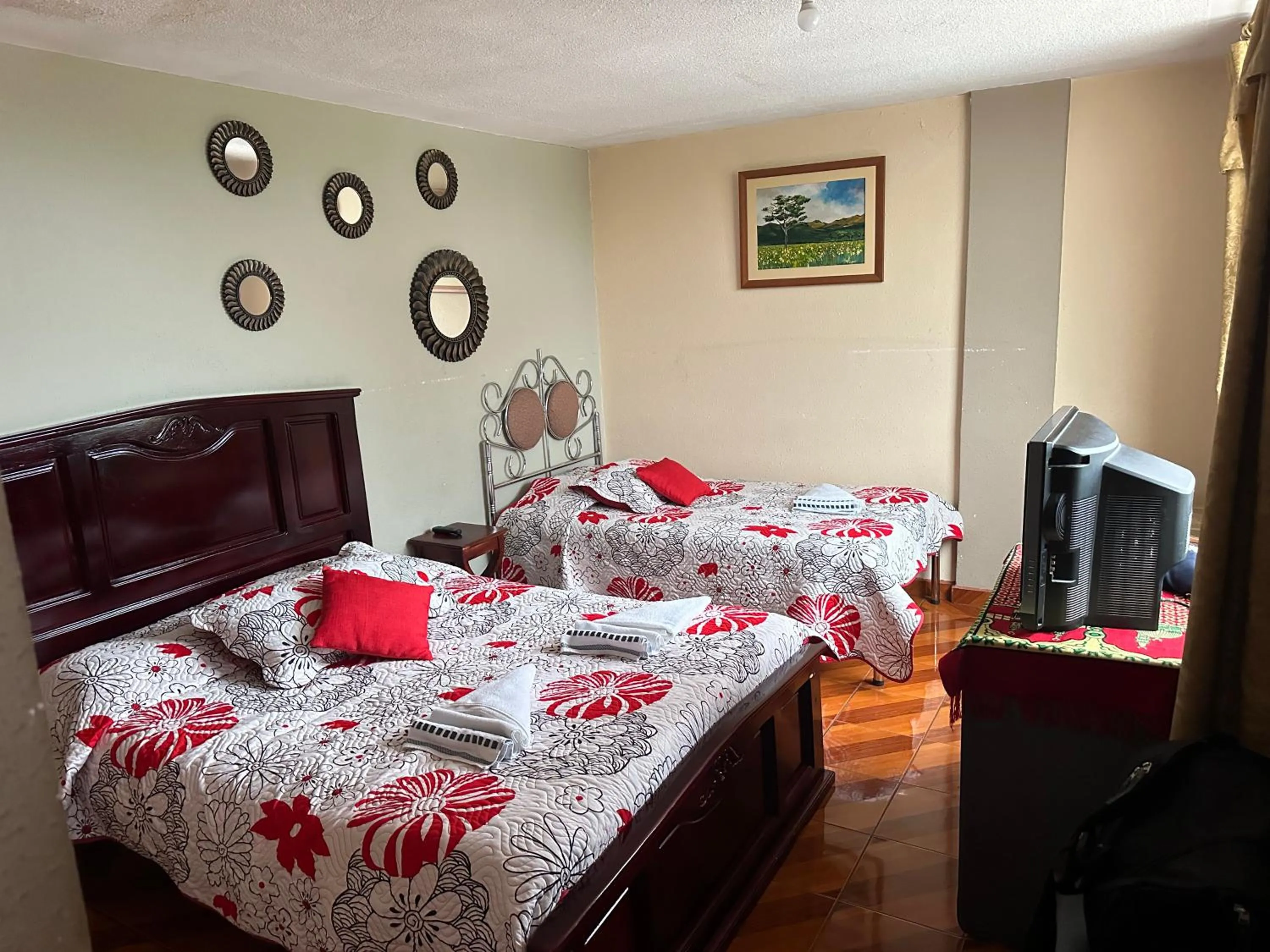 Bed in Hostal Jora Continental