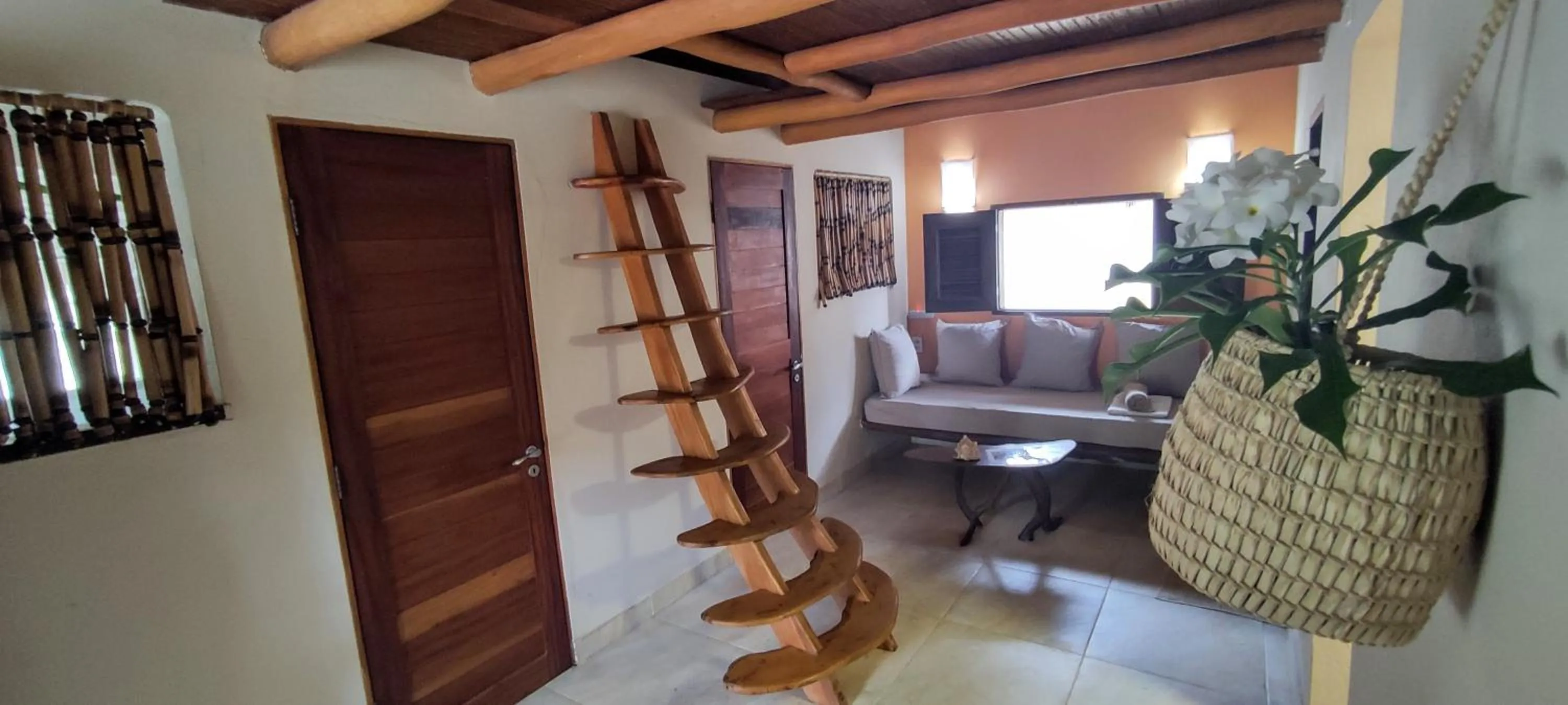 Seating area in Pousada Portal do Vento