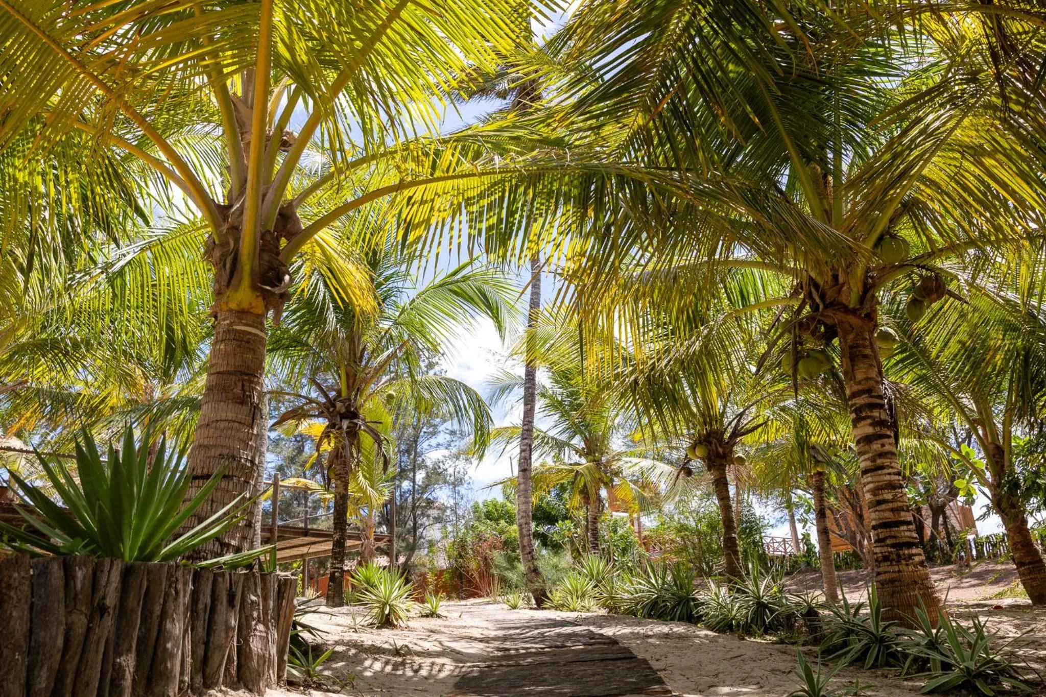 Inner courtyard view in Pousada Portal do Vento