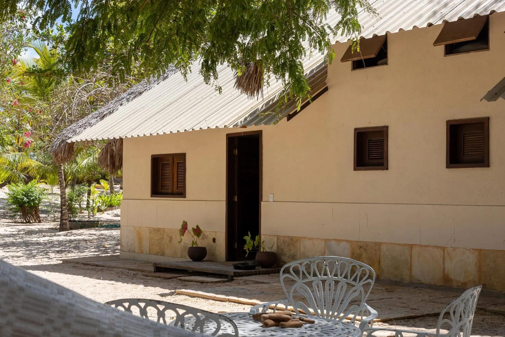 Garden view in Pousada Portal do Vento