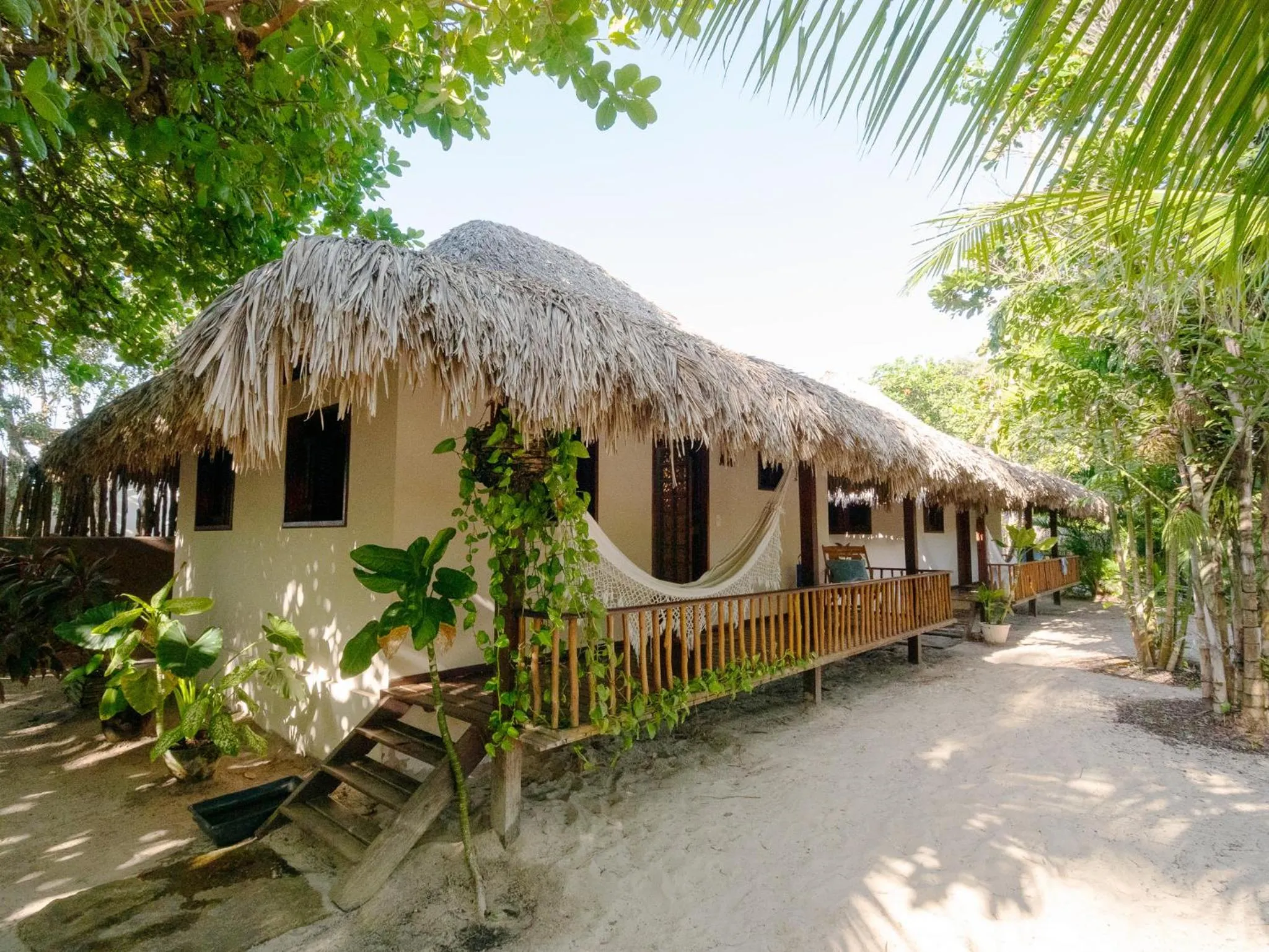 Inner courtyard view in Pousada Portal do Vento