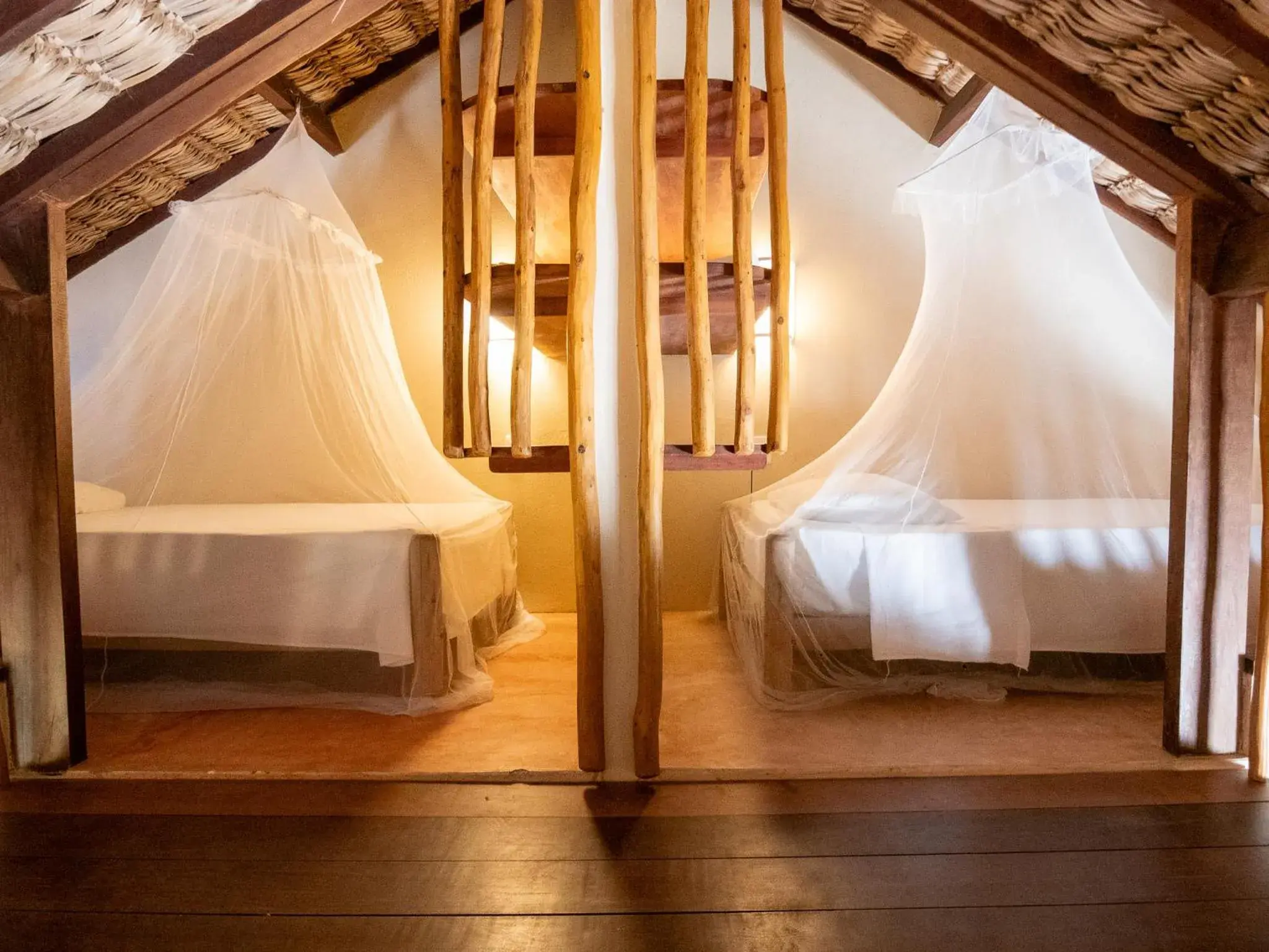 Bed in Pousada Portal do Vento Bed in Pousada Portal do Vento