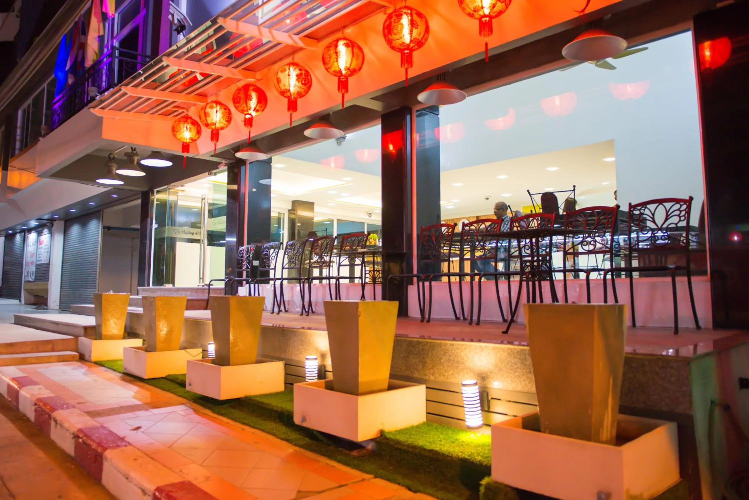 Off site in The Holidays Hill betong