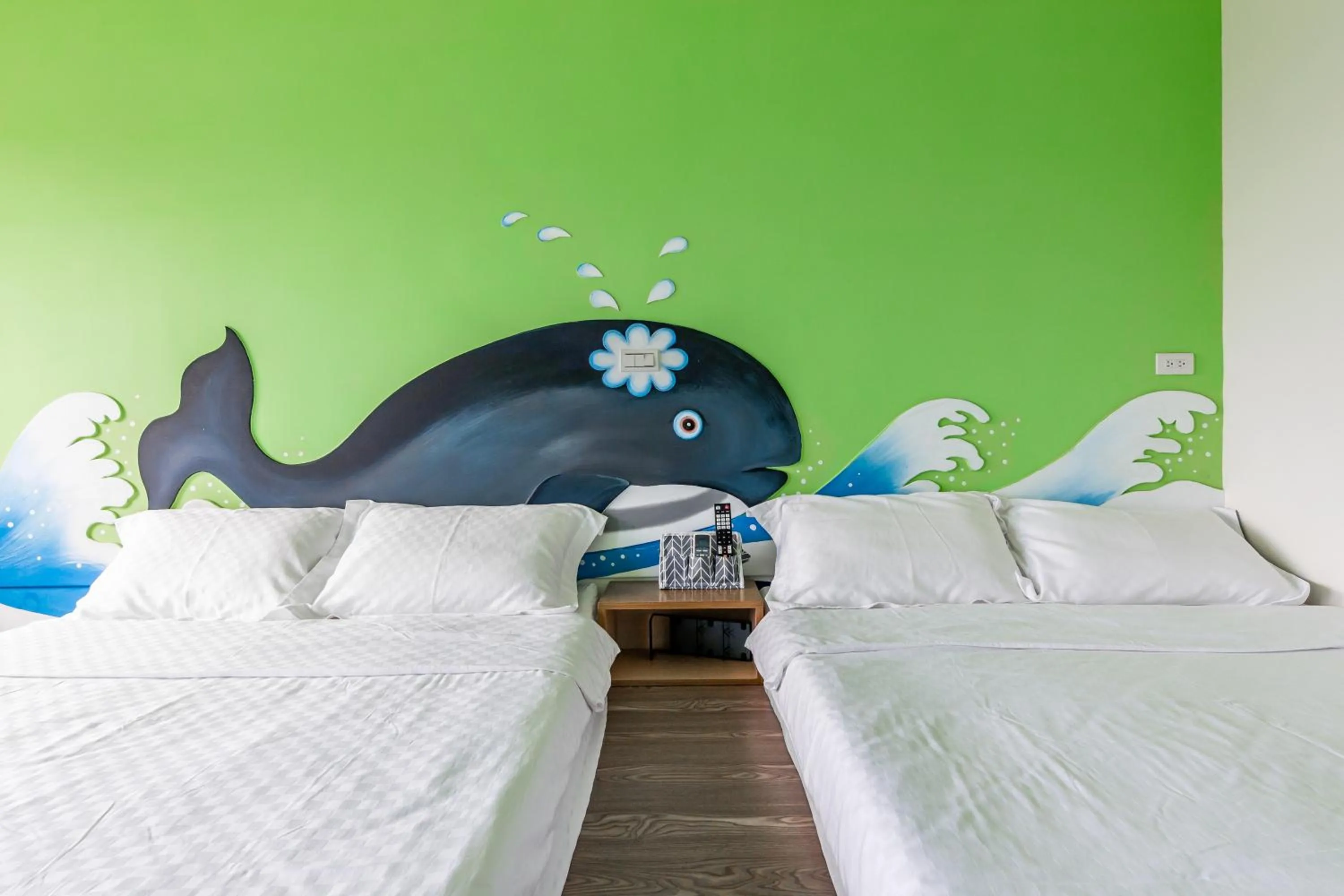 Decorative detail, Bed in Tropical island B&B