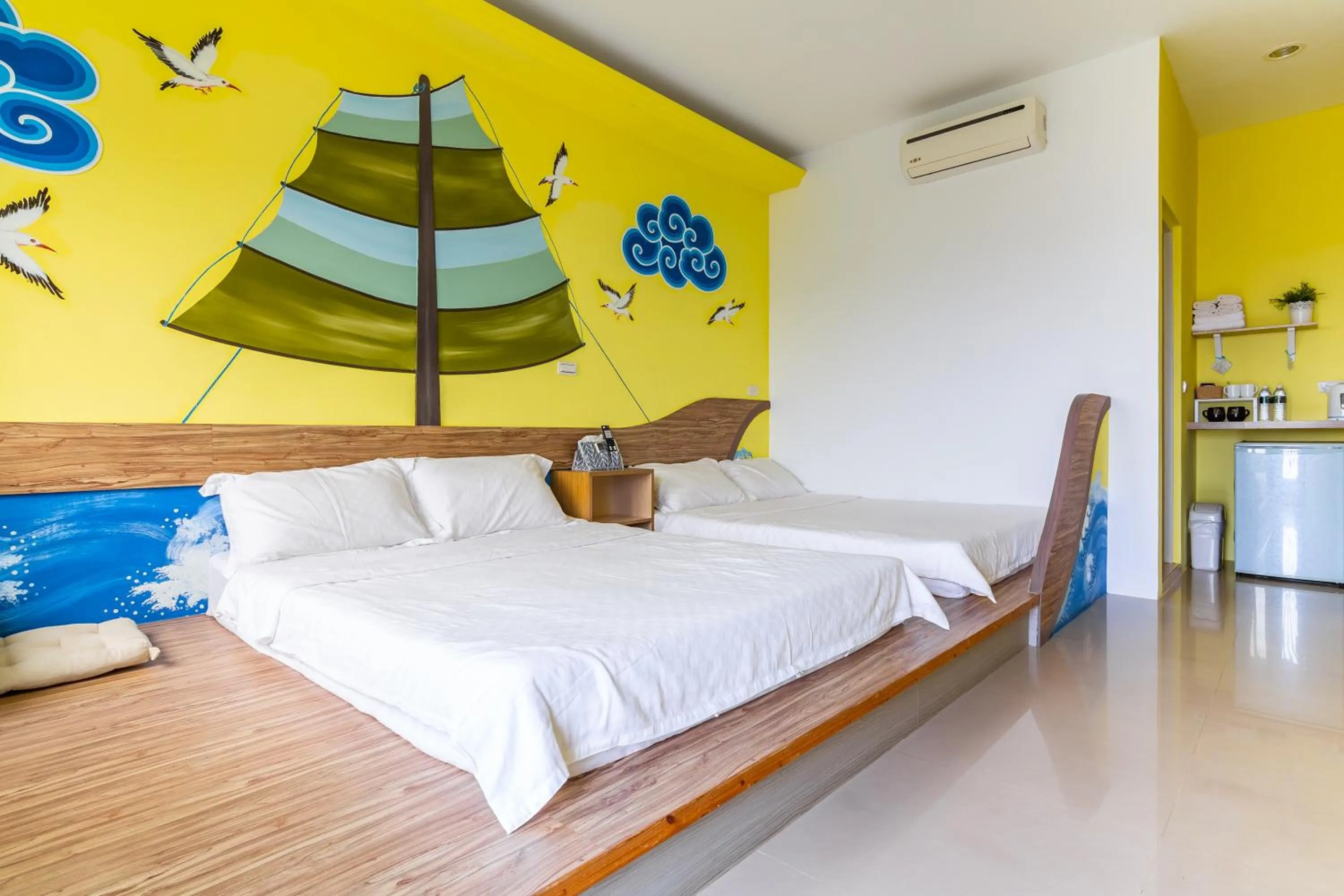 Decorative detail, Bed in Tropical island B&B