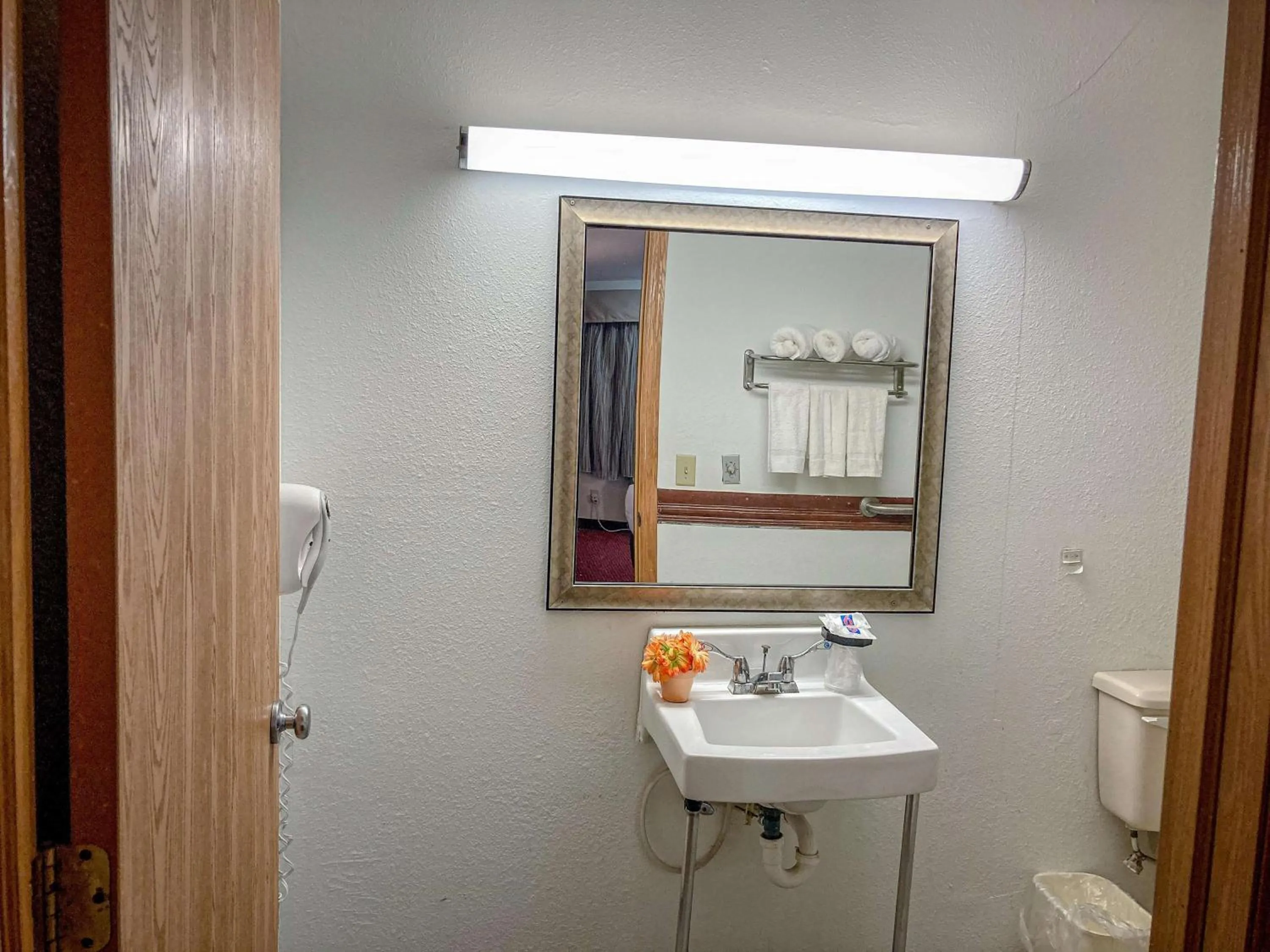 Bathroom in Motel 6 Elkhart, IN