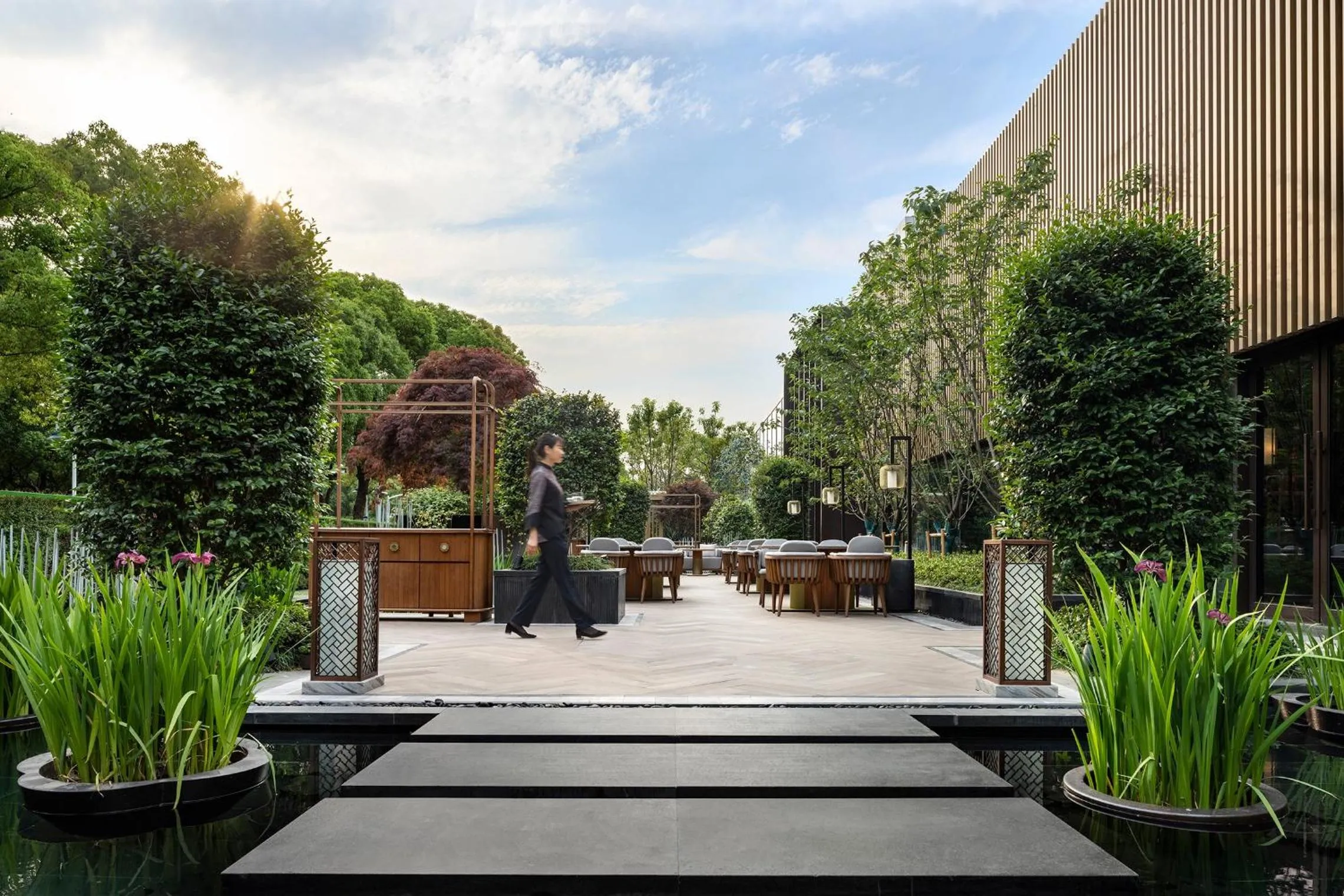 Garden in Park Hyatt Suzhou