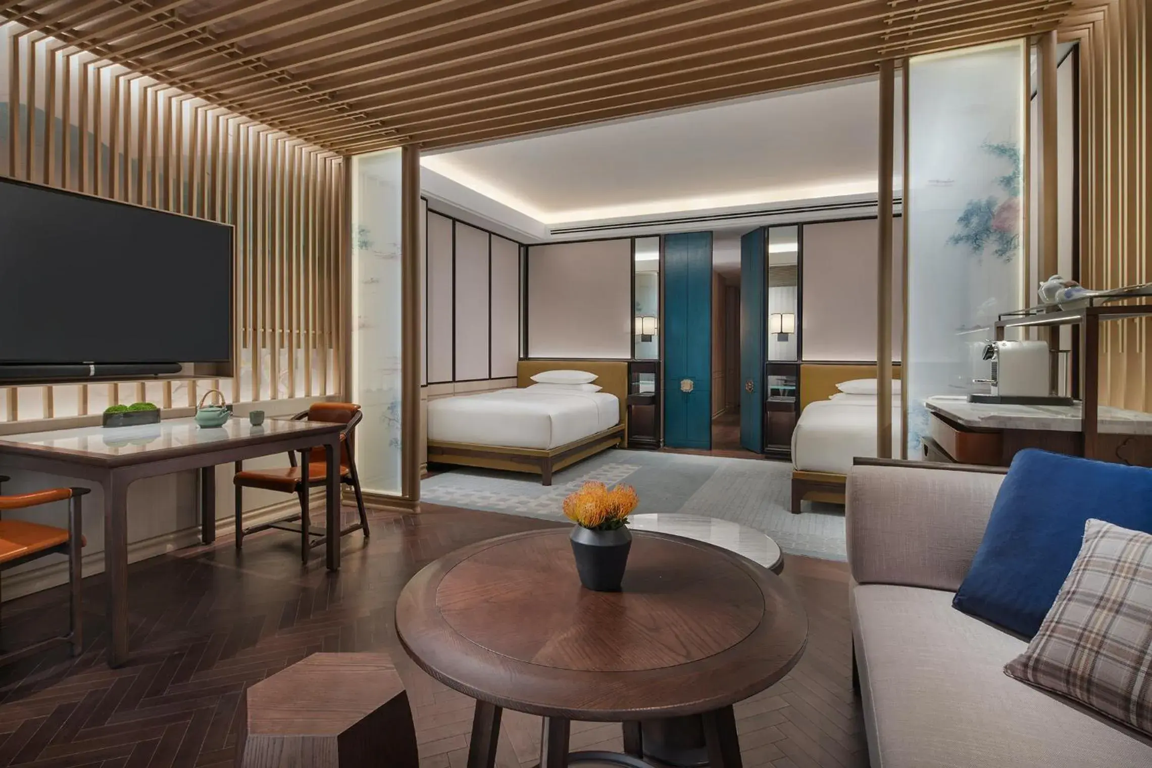 Living room, Bed in Park Hyatt Suzhou Living room, Bed in Park Hyatt Suzhou