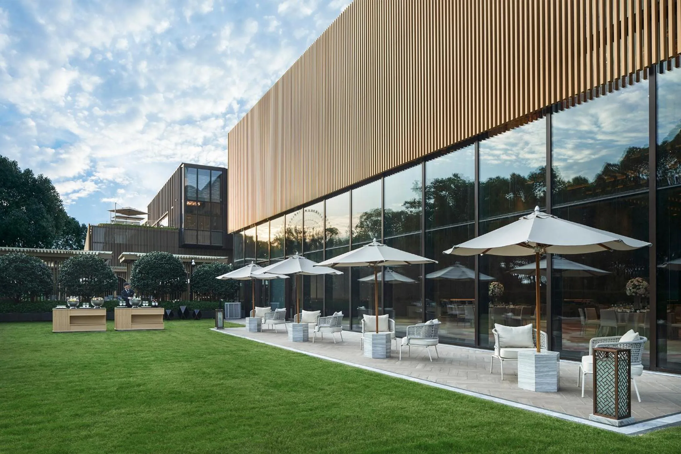 Garden view in Park Hyatt Suzhou