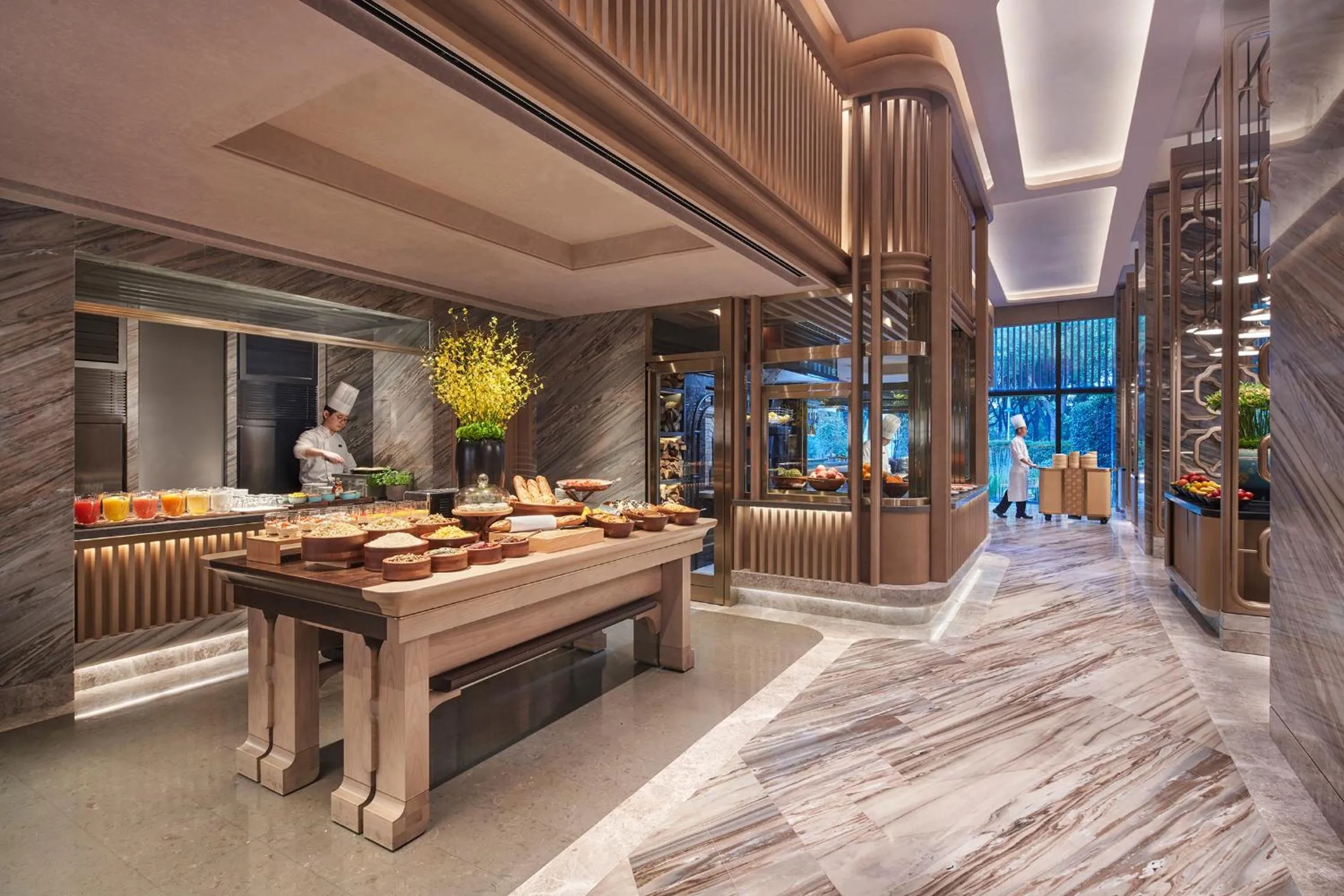 Breakfast in Park Hyatt Suzhou