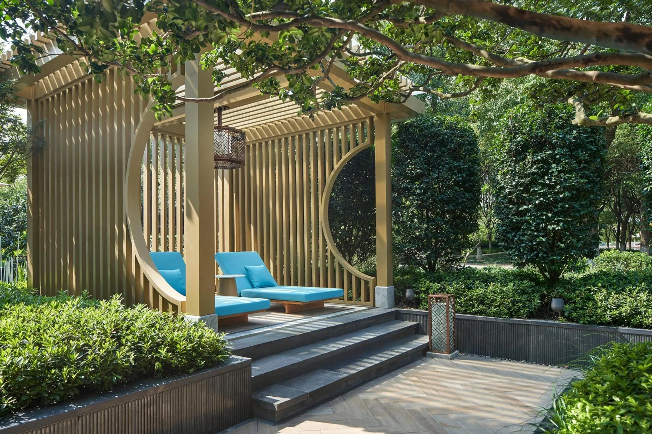 Swimming pool in Park Hyatt Suzhou