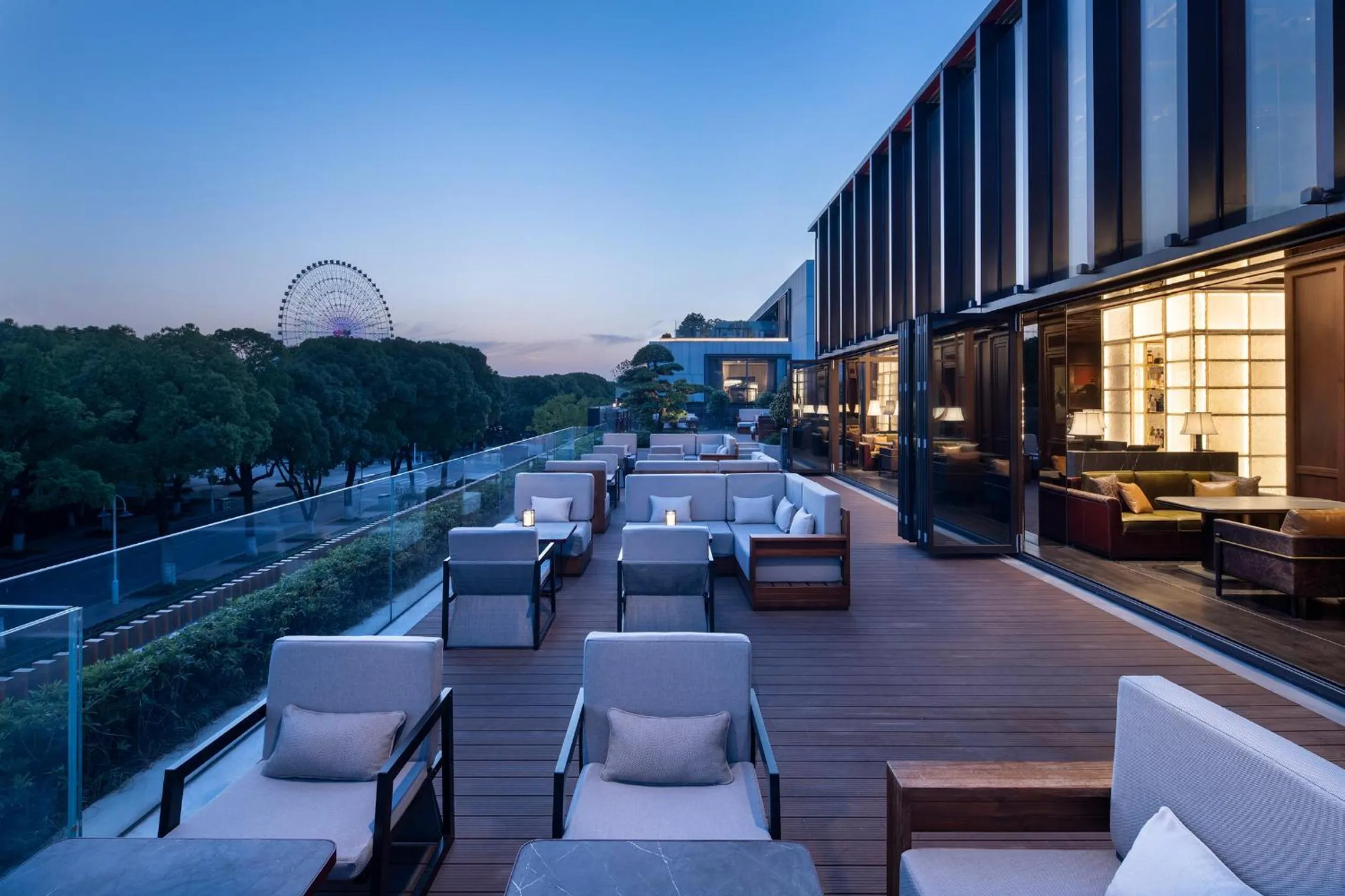 Balcony/Terrace in Park Hyatt Suzhou