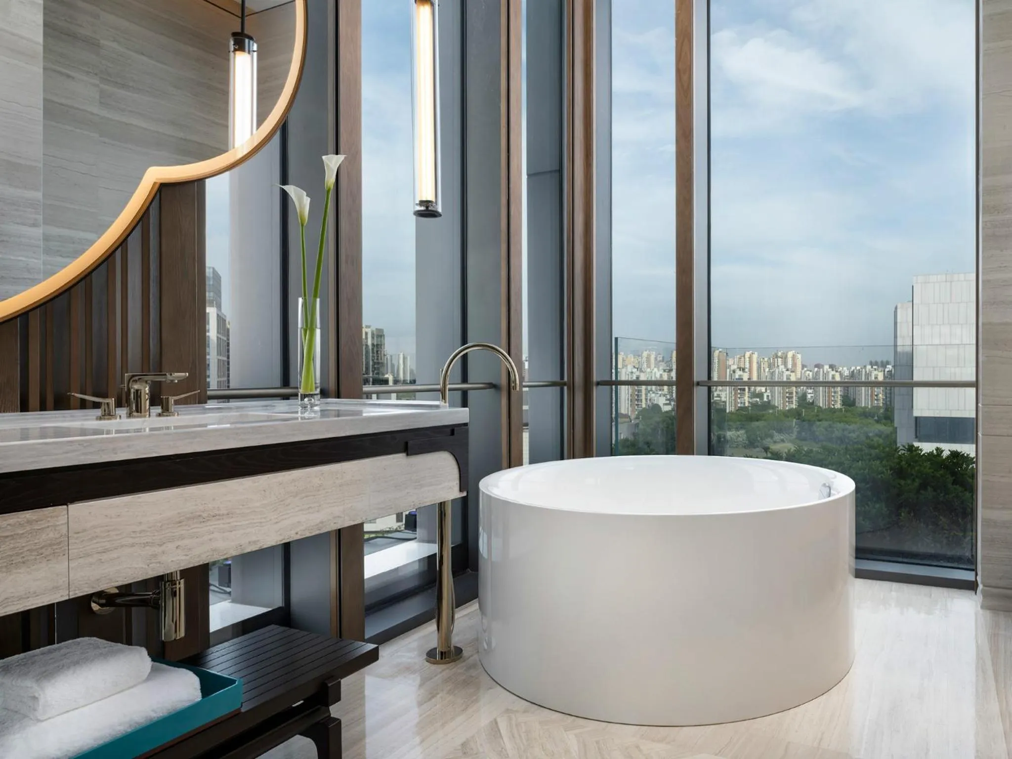 Bathroom in Park Hyatt Suzhou