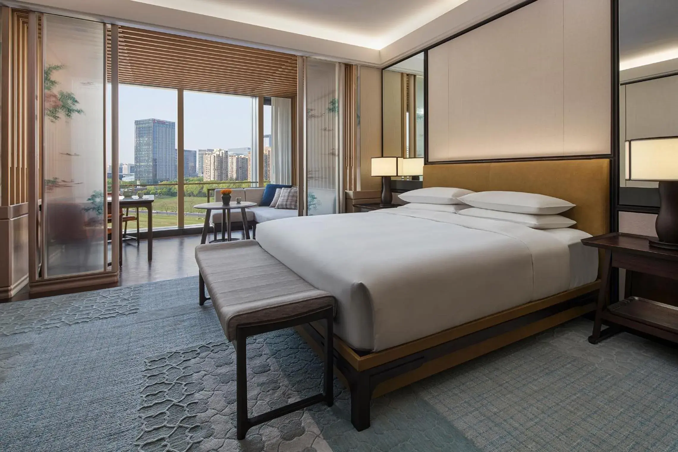 Bed in Park Hyatt Suzhou Bed in Park Hyatt Suzhou
