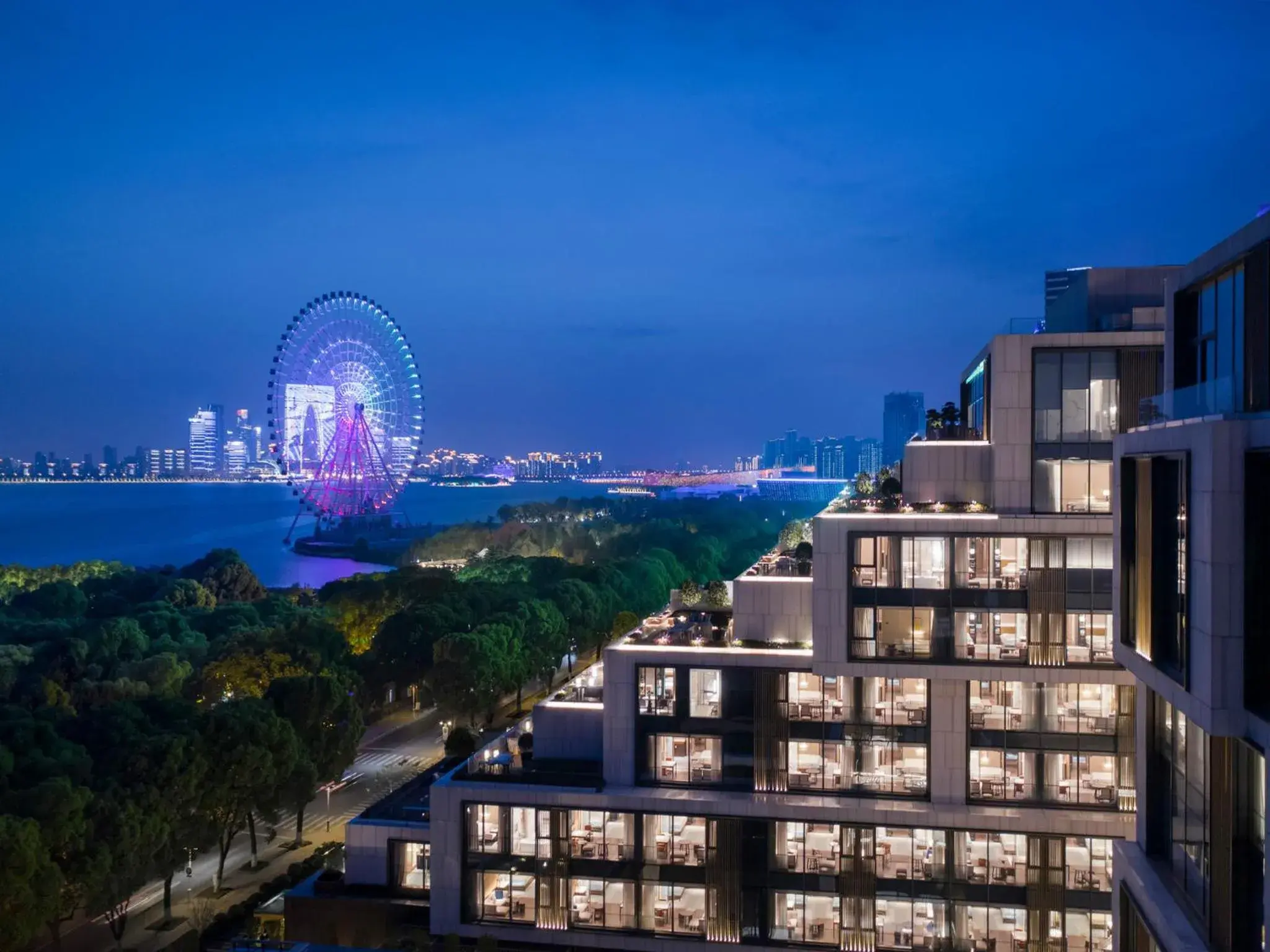 Property building in Park Hyatt Suzhou Property building in Park Hyatt Suzhou