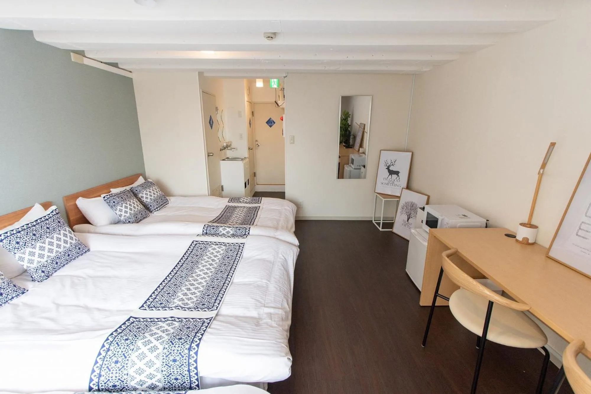 Bed in LUANAHOTEL IN NAKANO