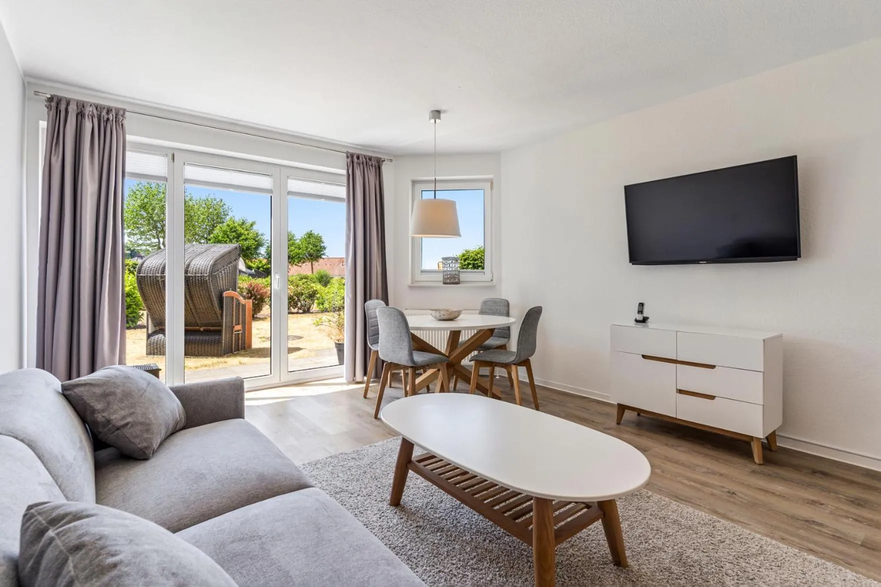 Living room in Strandhotel Glücksburg