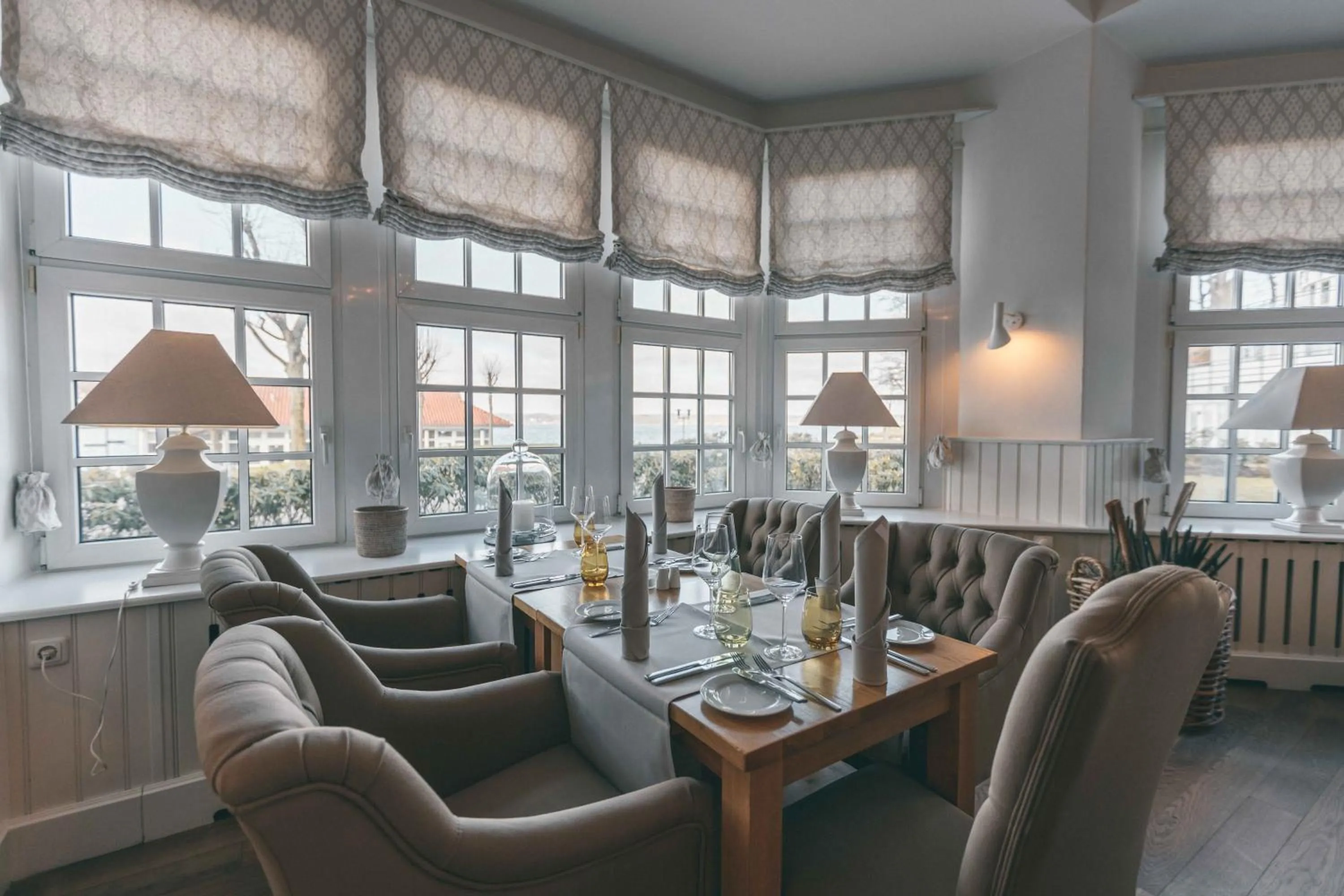 Restaurant/places to eat in Strandhotel Glücksburg