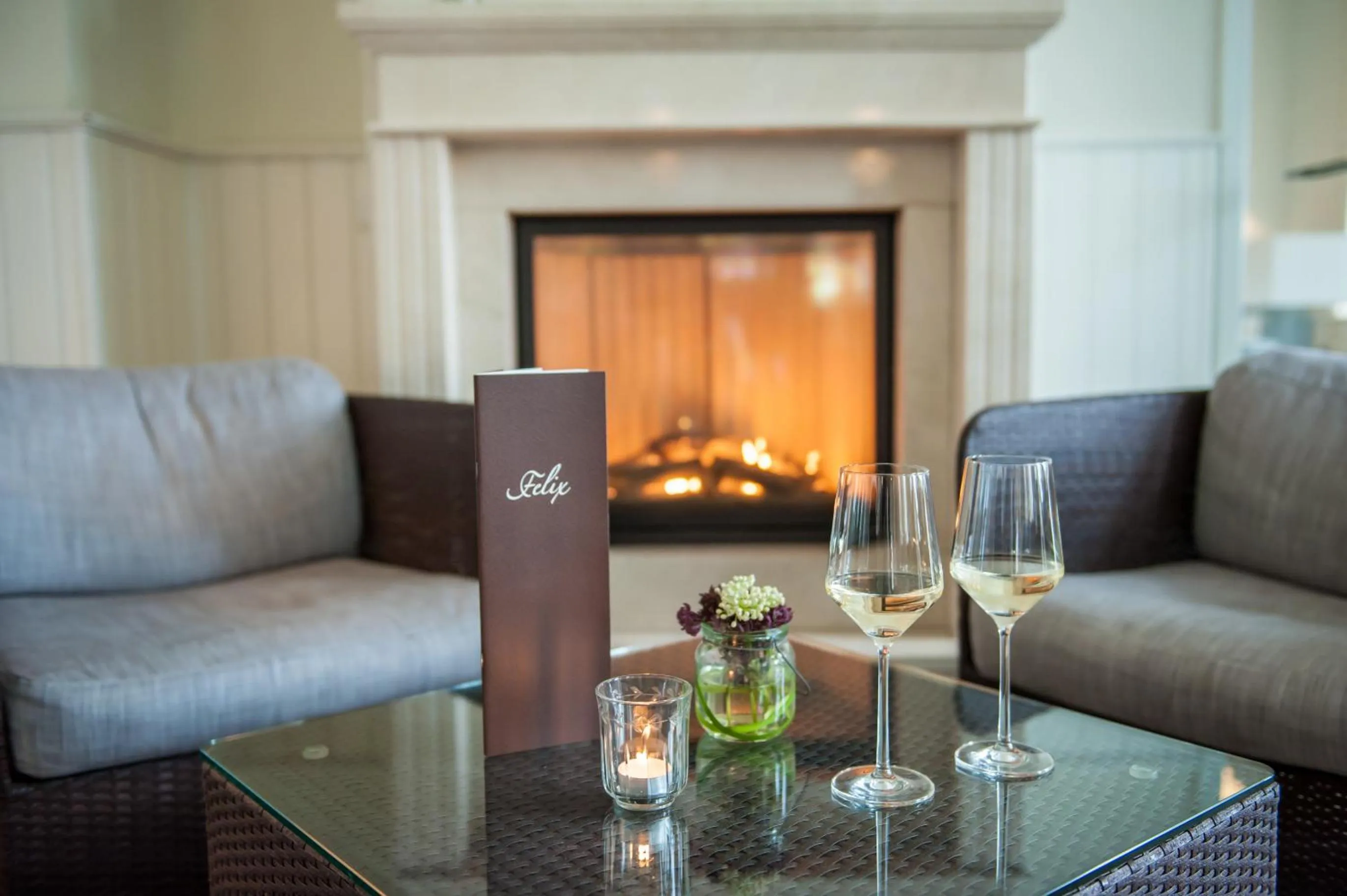 Restaurant/places to eat in Strandhotel Glücksburg