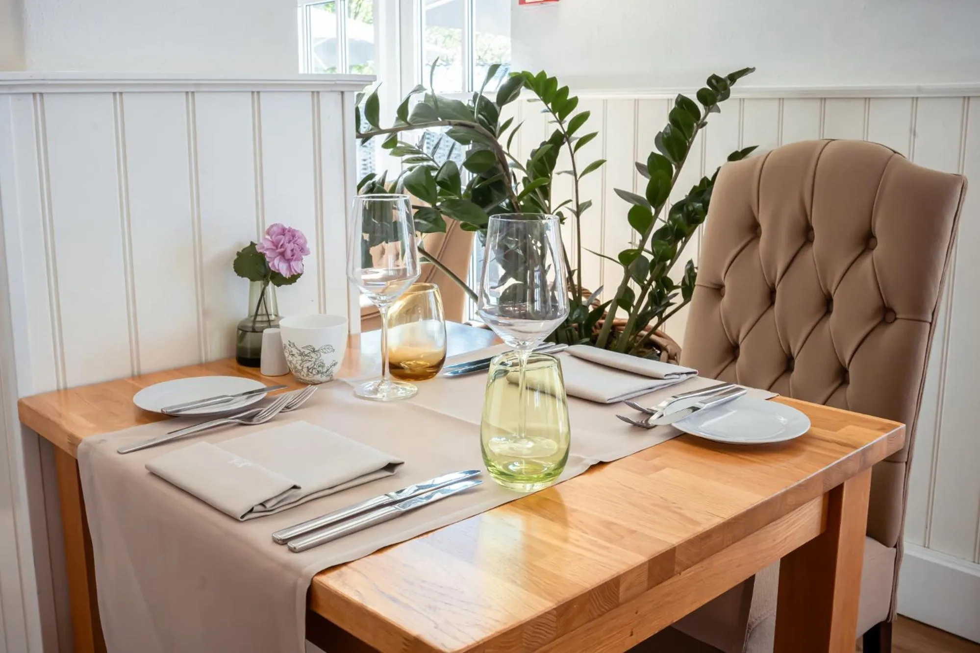 Restaurant/places to eat in Strandhotel Glücksburg