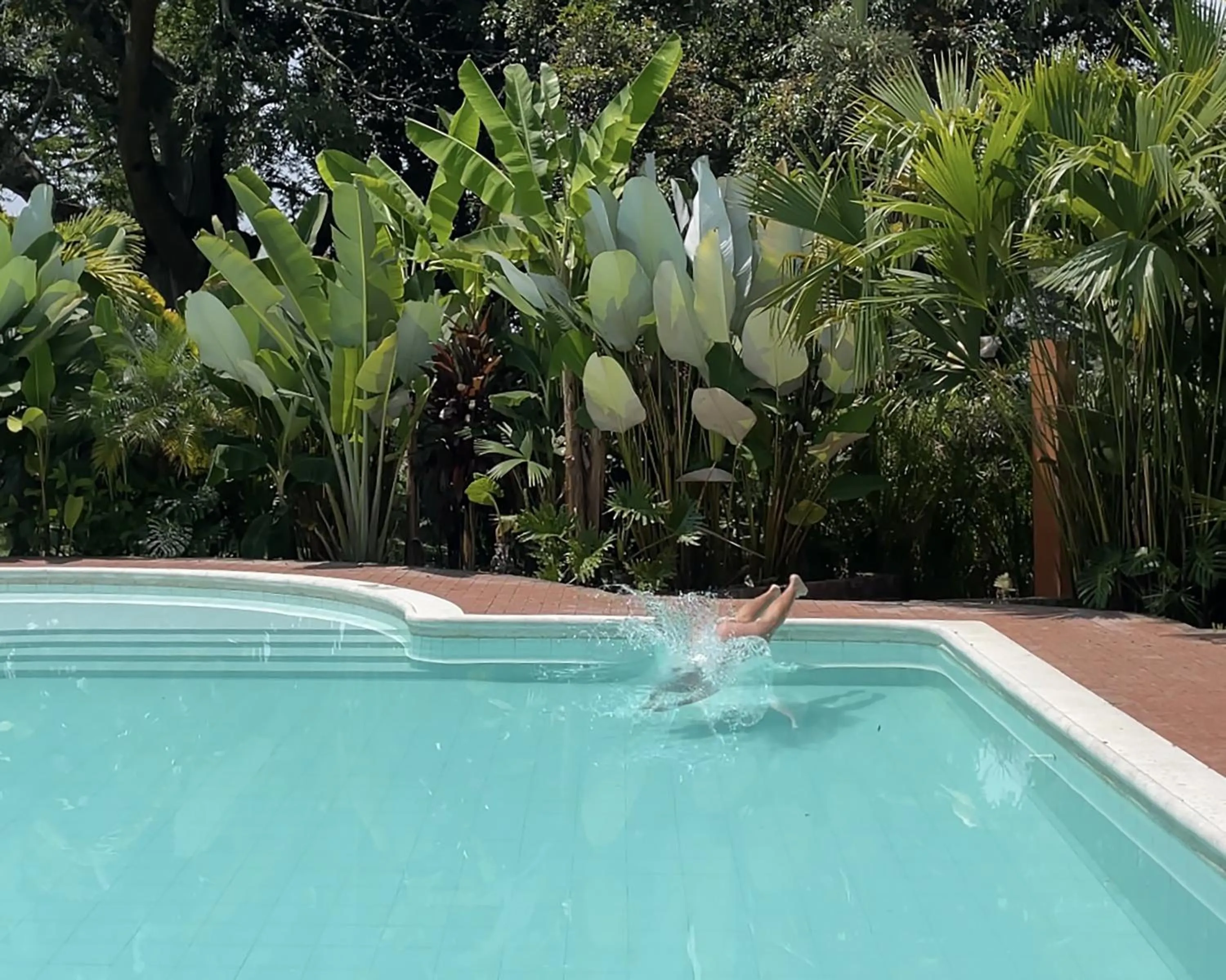 Pool view in MuchoSur Quimbaya