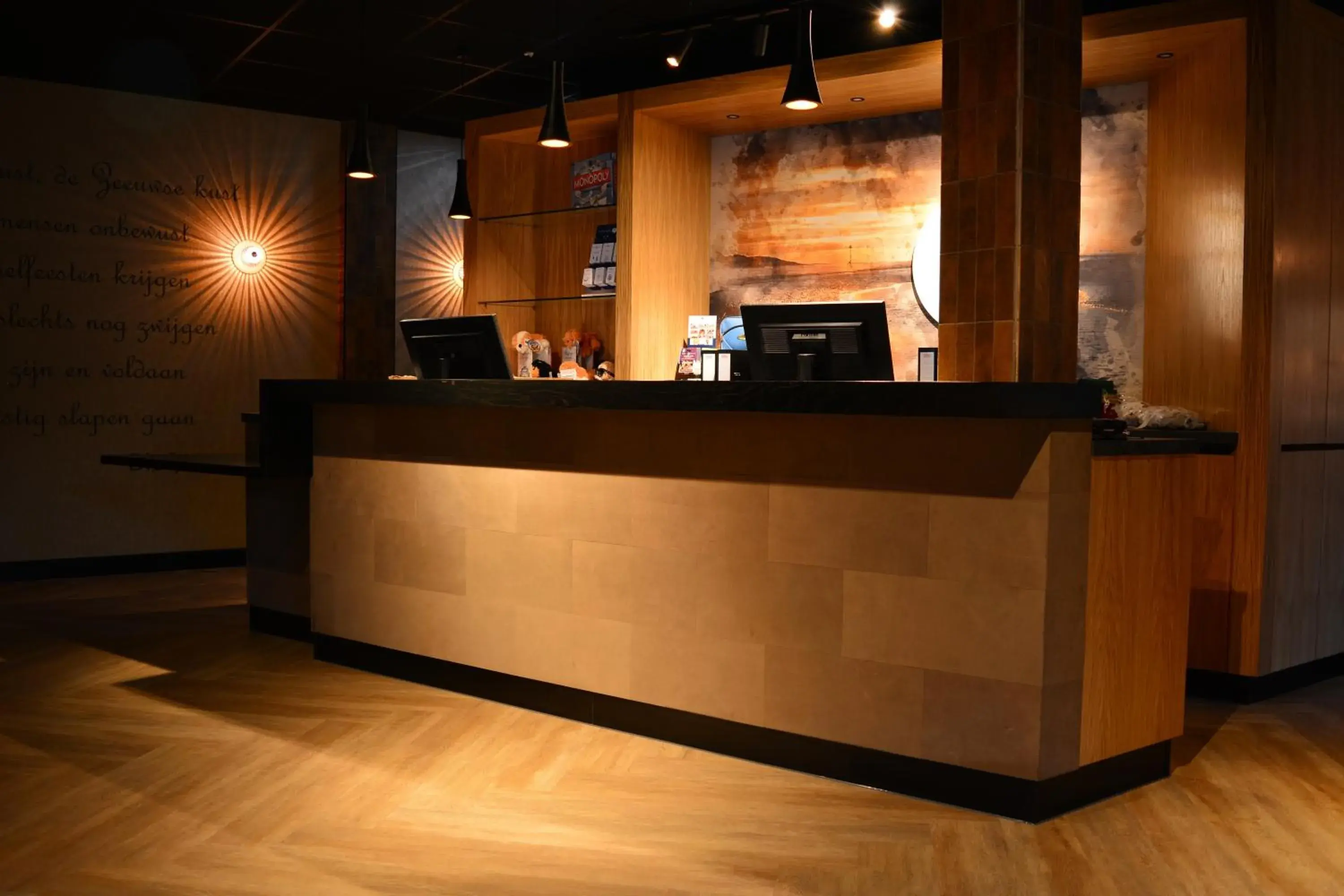 Lobby or reception in Fletcher Strandhotel Haamstede Lobby or reception in Fletcher Strandhotel Haamstede