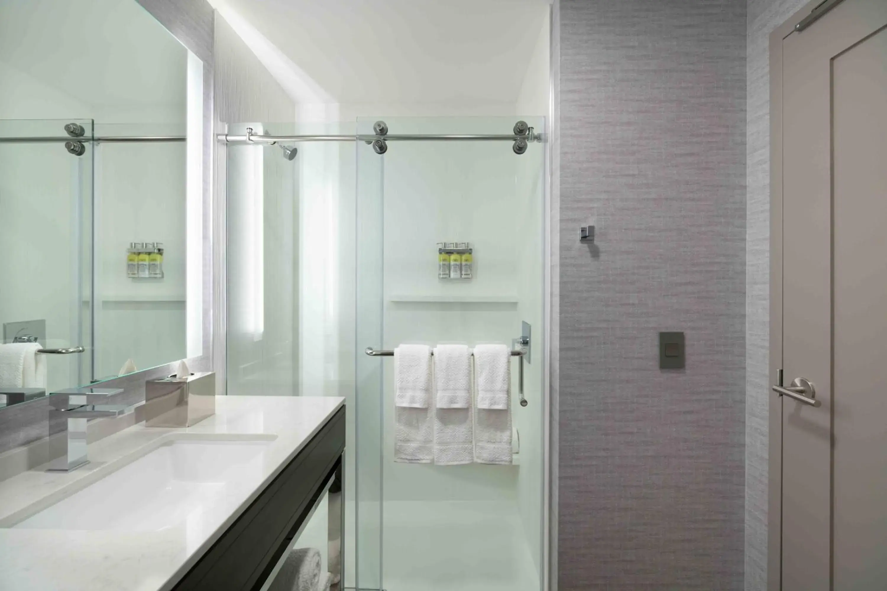 Bathroom in Staybridge Suites - Boston Logan Airport - Revere by IHG Bathroom in Staybridge Suites - Boston Logan Airport - Revere by IHG