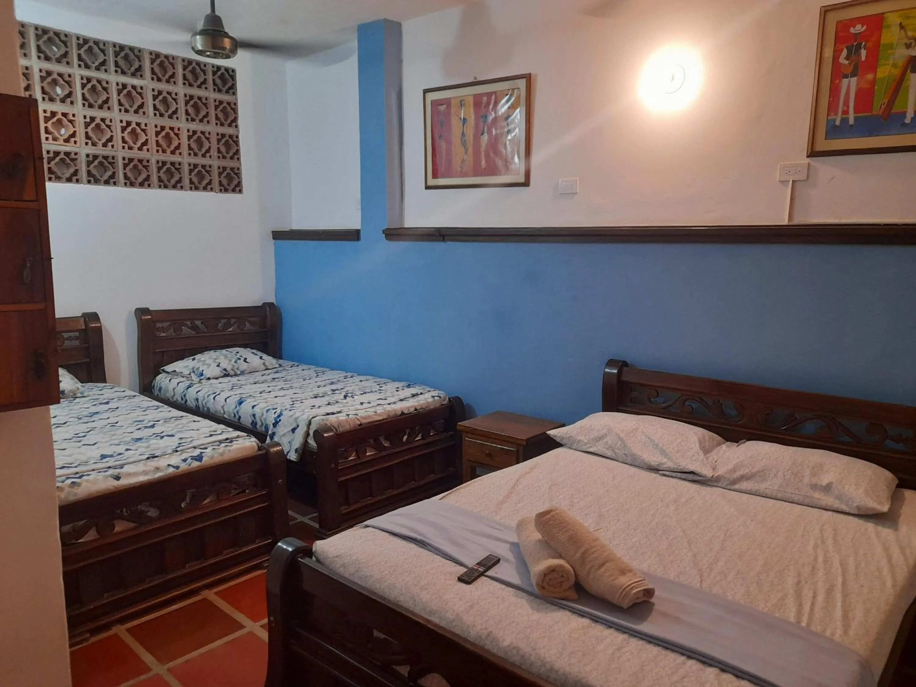 Bed in Hostal La Casa de Felipe
