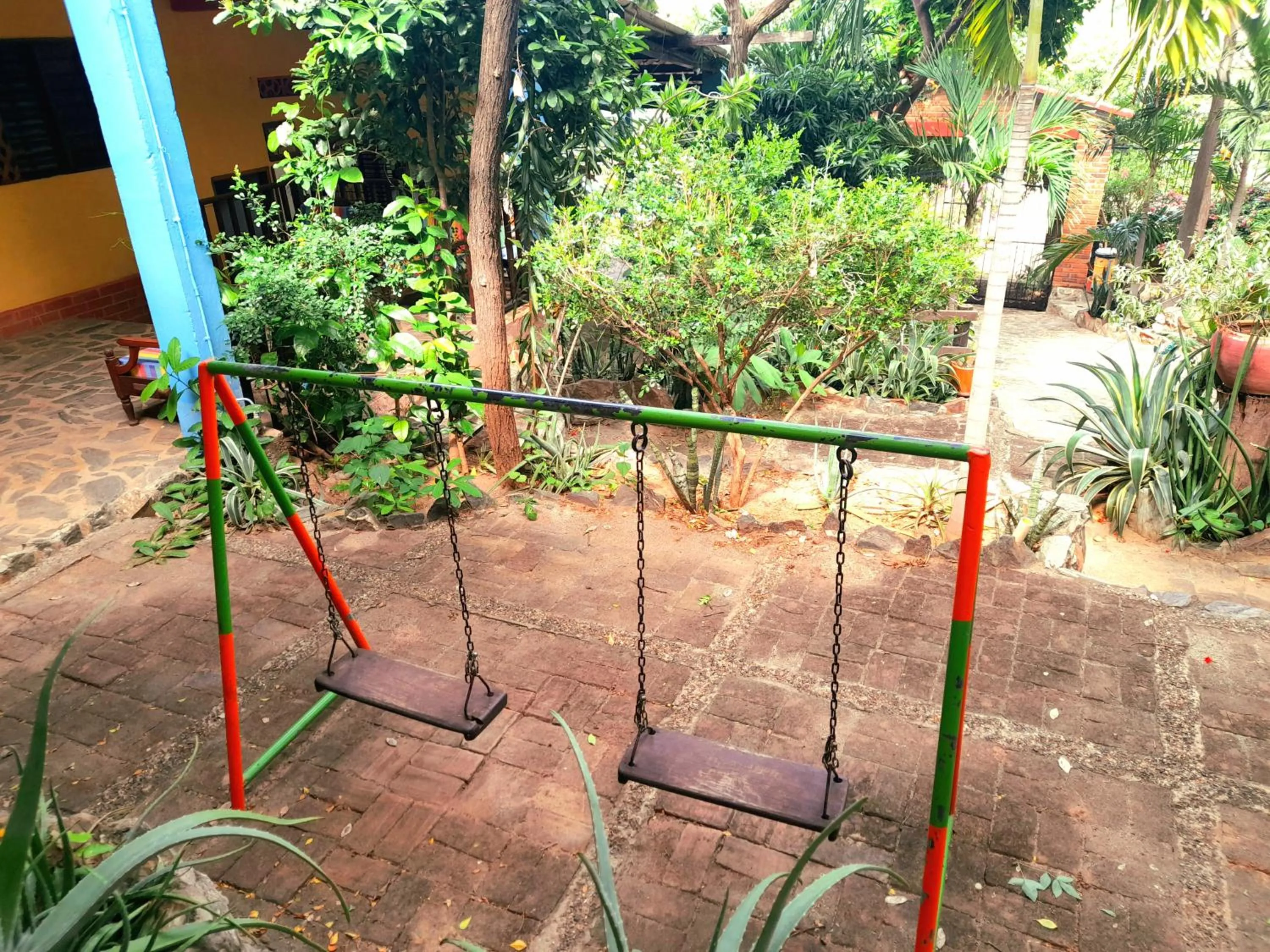 Children play ground in Hostal La Casa de Felipe