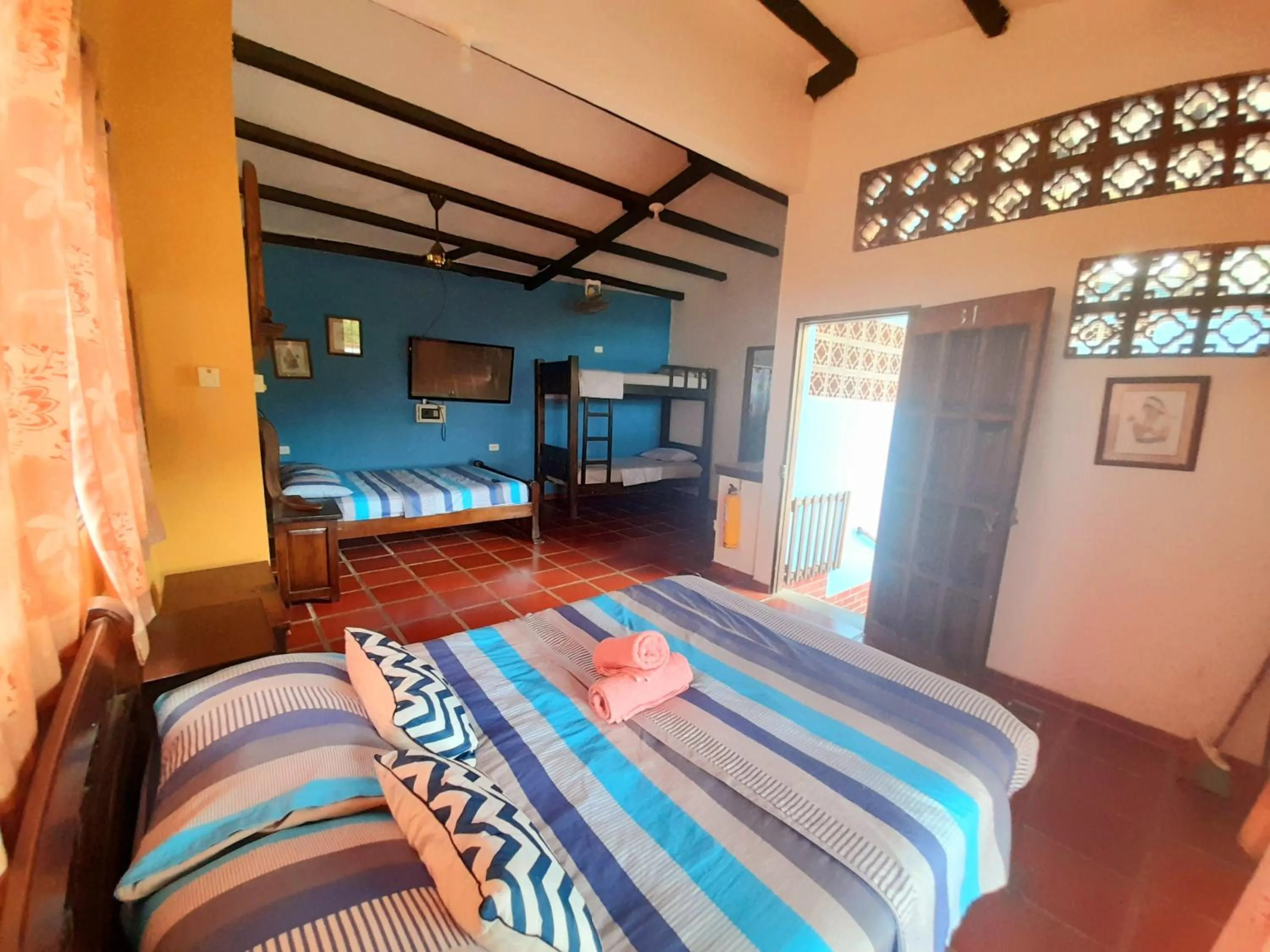 Bed in Hostal La Casa de Felipe