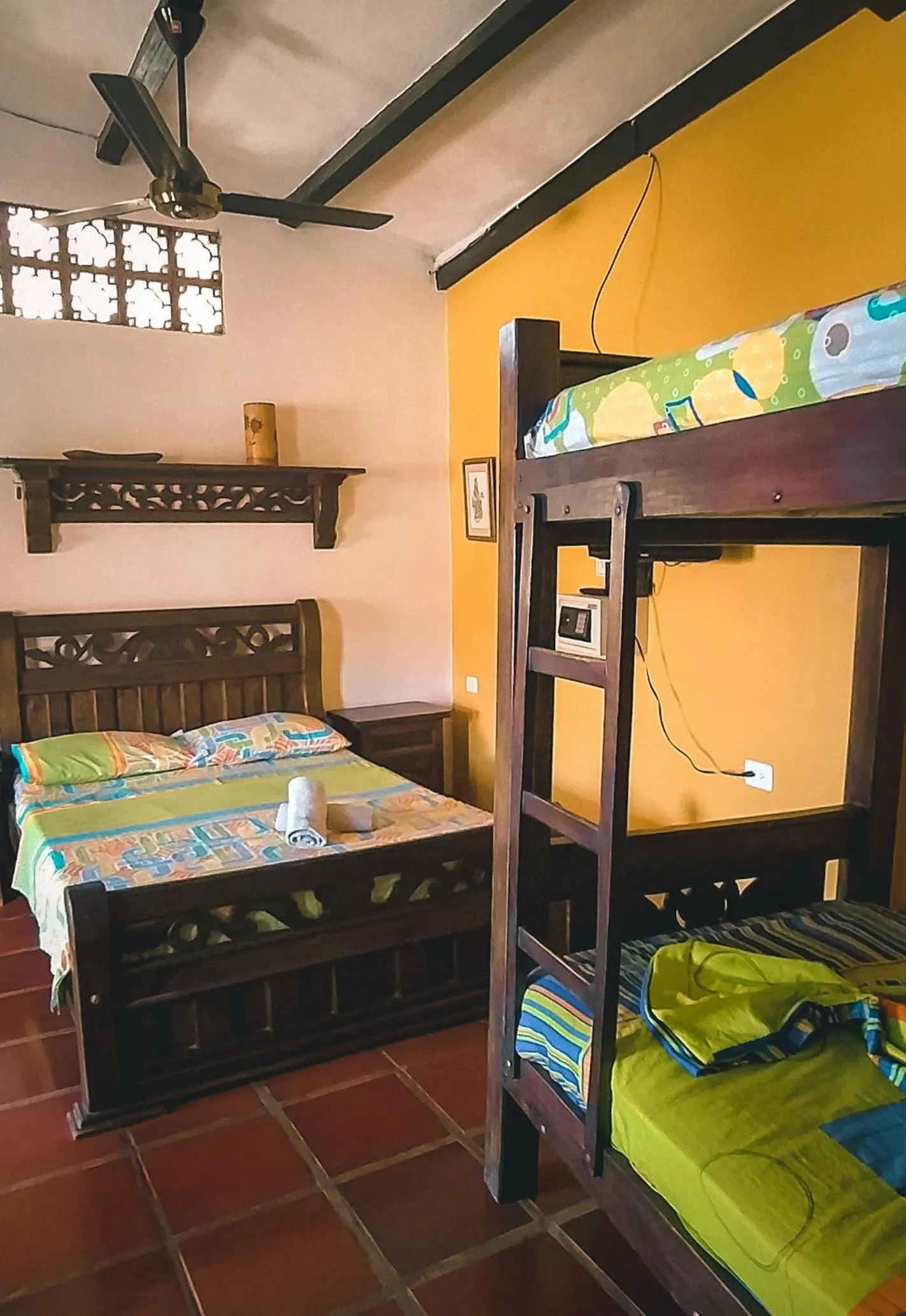 Bed in Hostal La Casa de Felipe