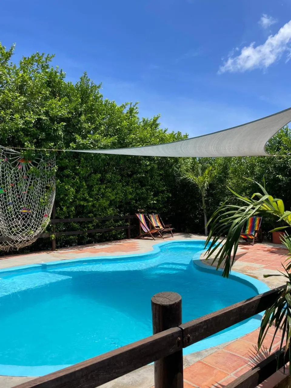 Garden view in Hostal La Casa de Felipe