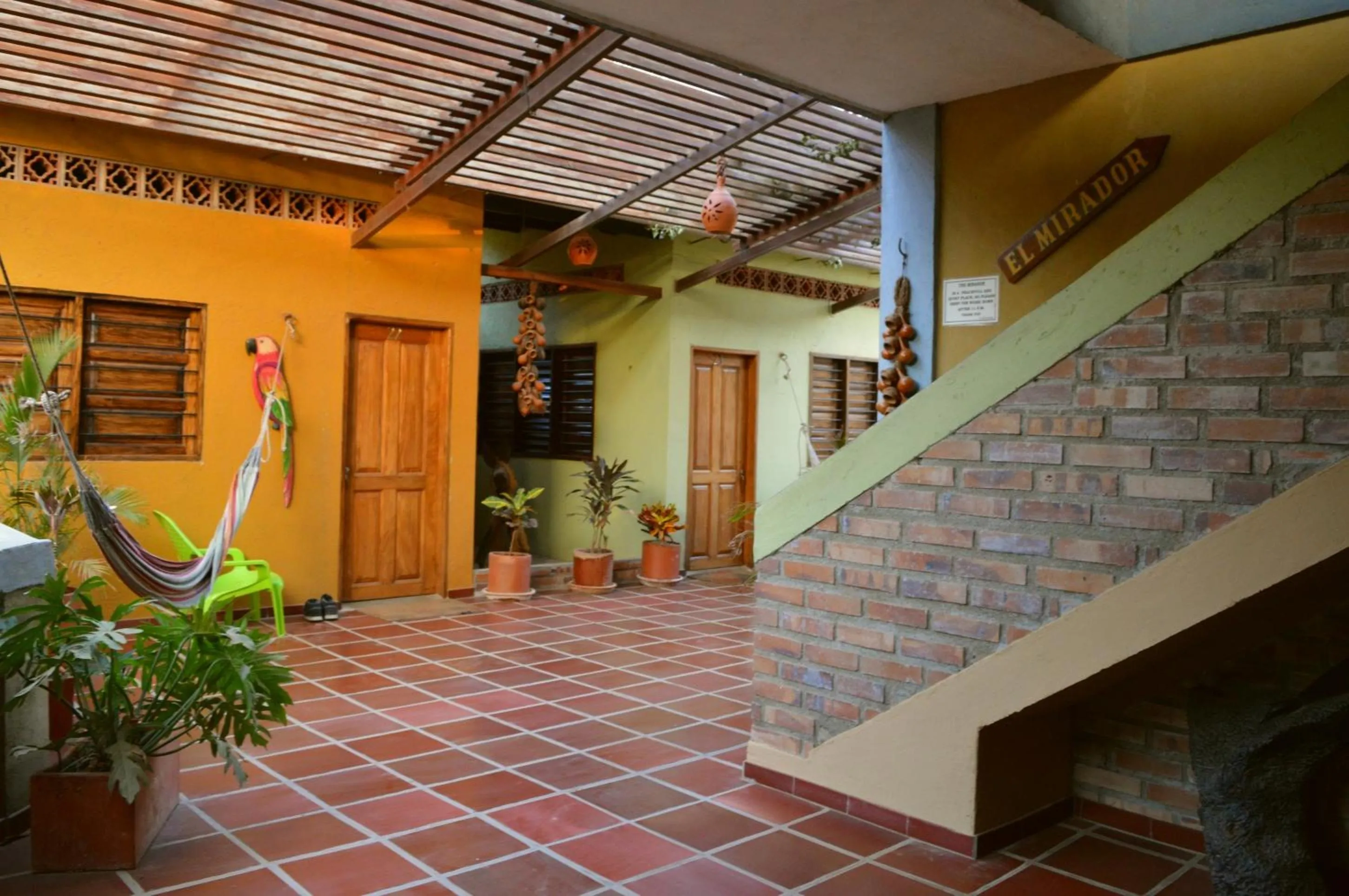 Patio in Hostal La Casa de Felipe