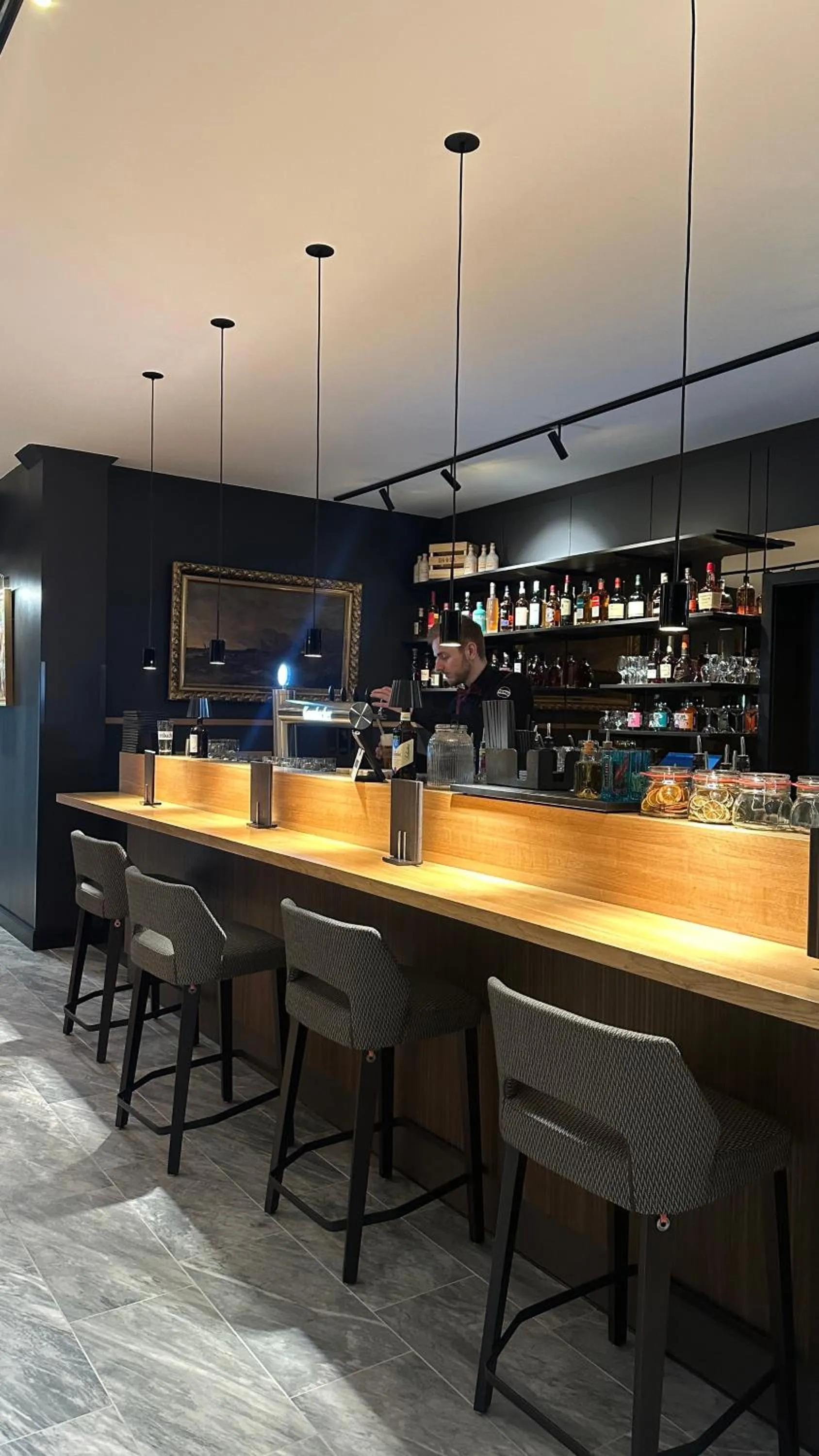 Lounge or bar in Kurhotel Sassnitz - das alte Seemannsheim