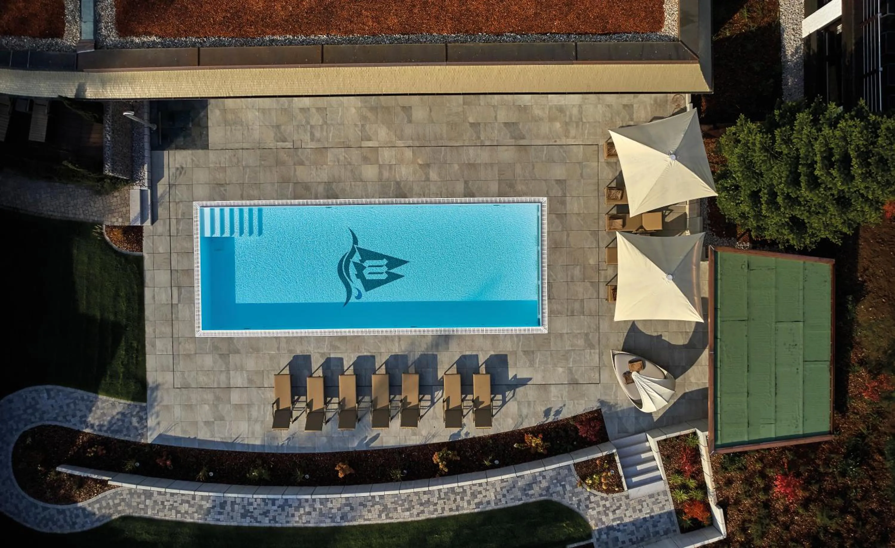 Swimming pool in Hotel Restaurant Waldsägmühle