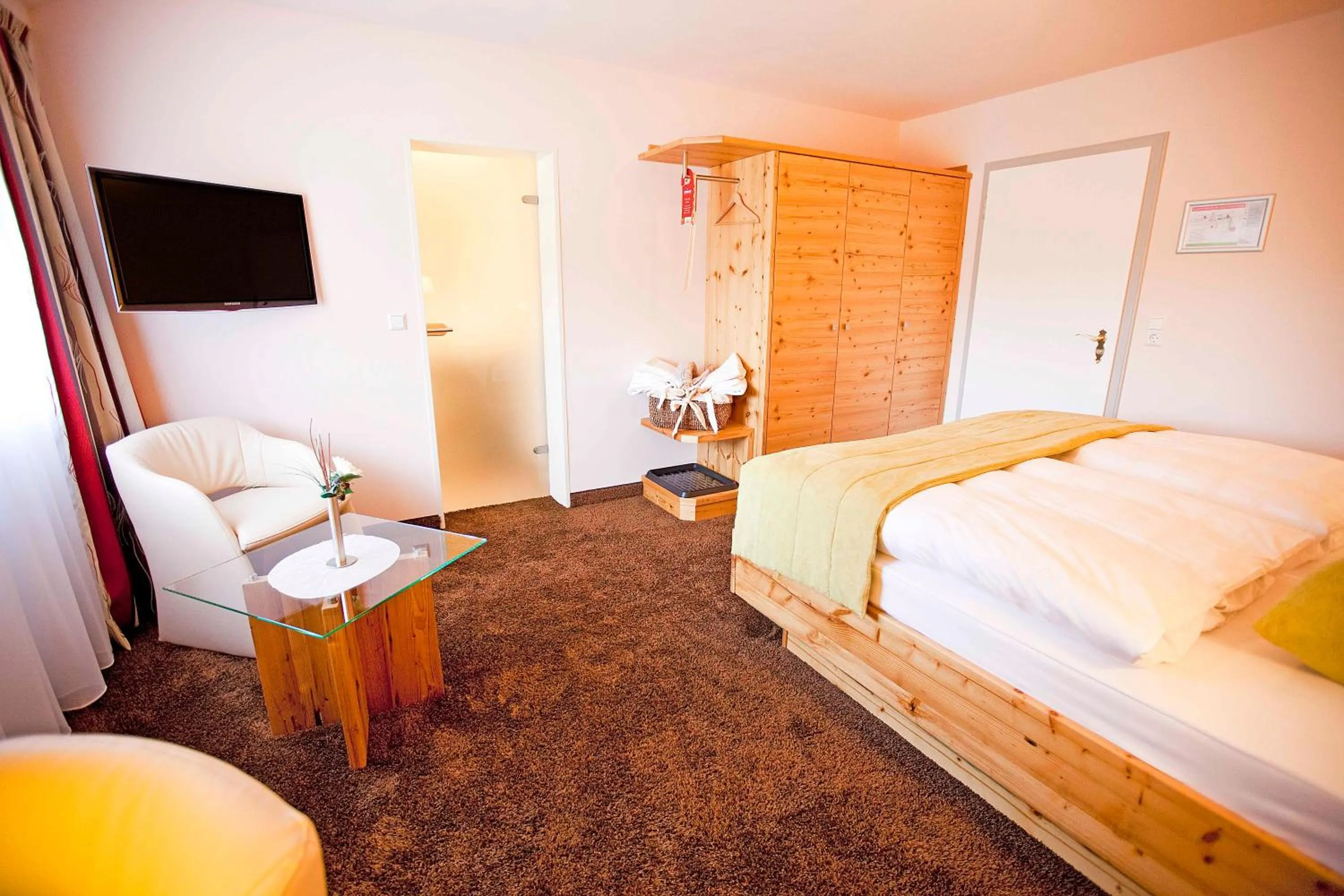 Photo of the whole room, Bed in Hotel Restaurant Waldsägmühle