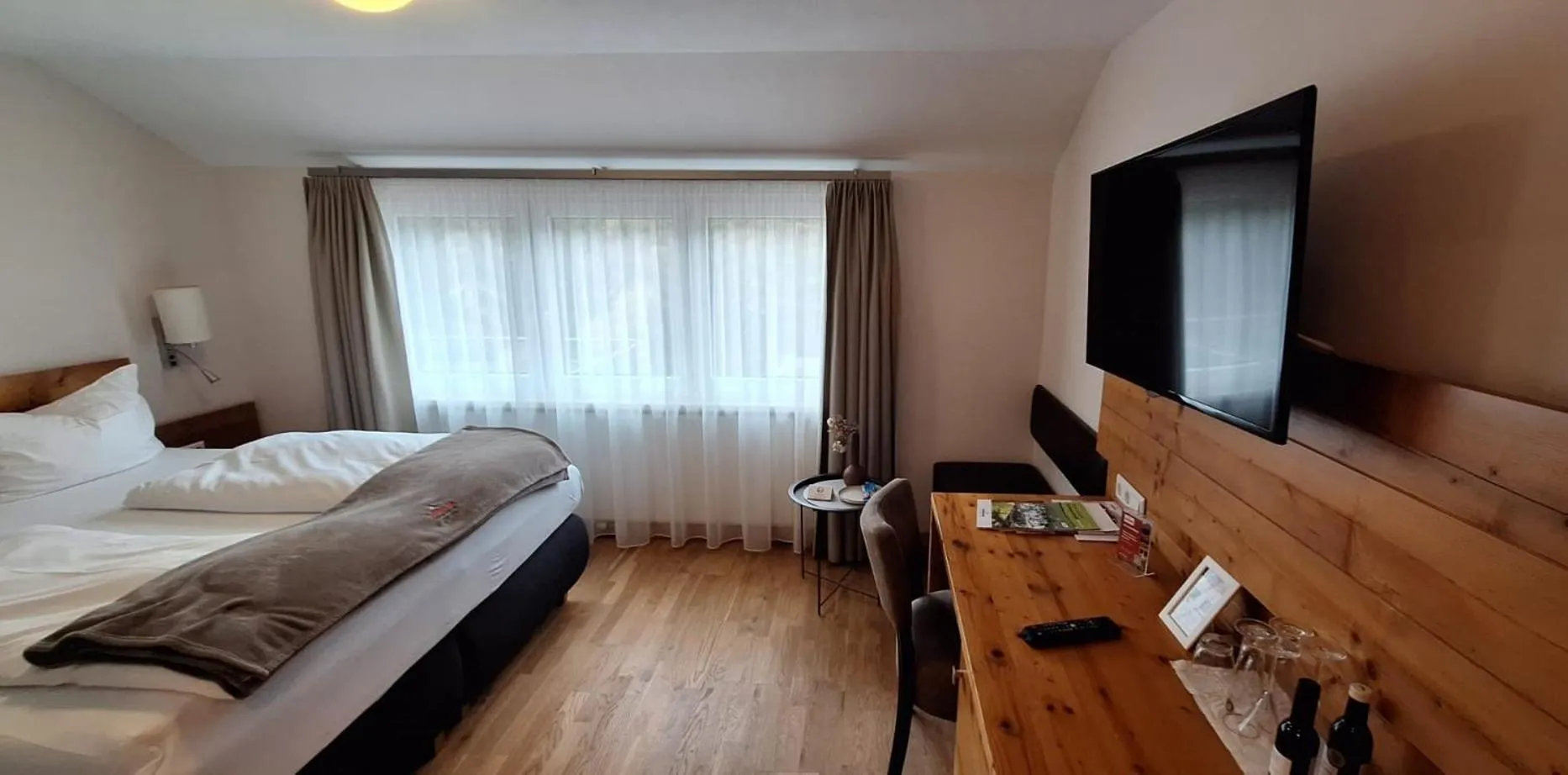 Bed in Hotel Restaurant Waldsägmühle