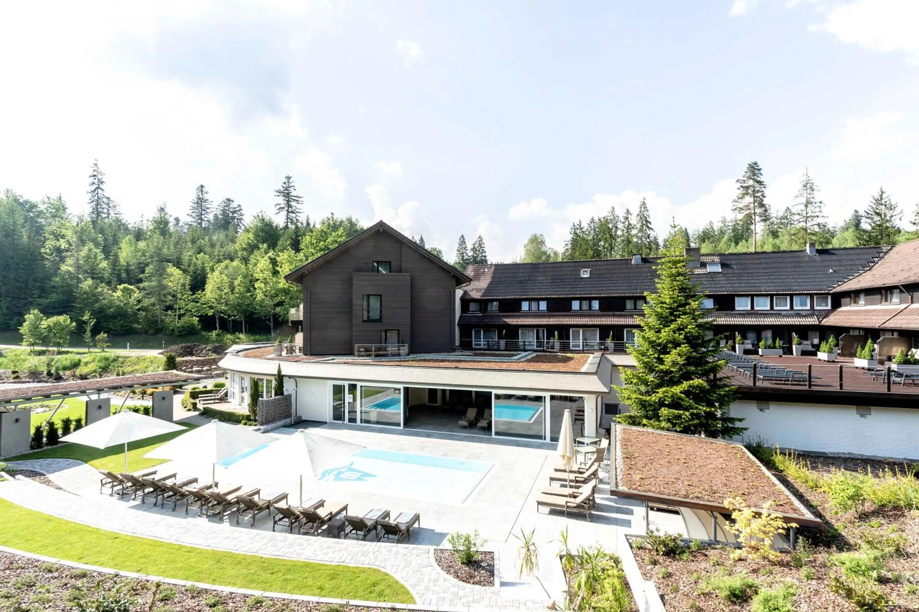 Swimming pool in Hotel Restaurant Waldsägmühle