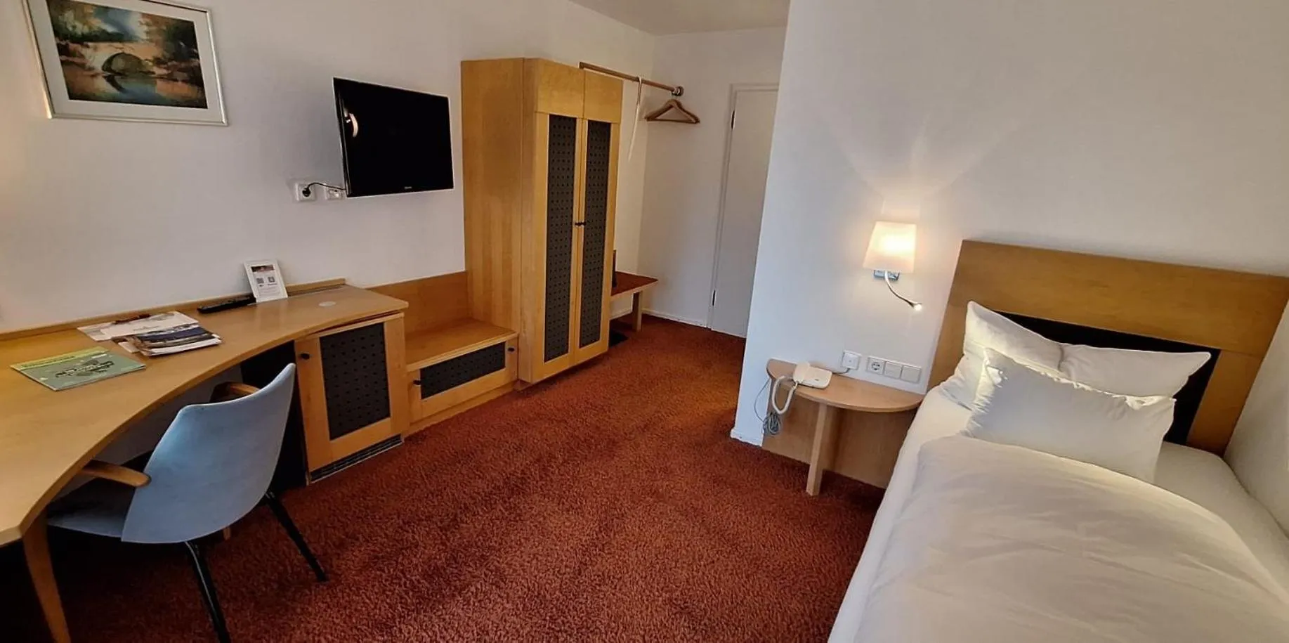 Photo of the whole room, Bed in Hotel Restaurant Waldsägmühle