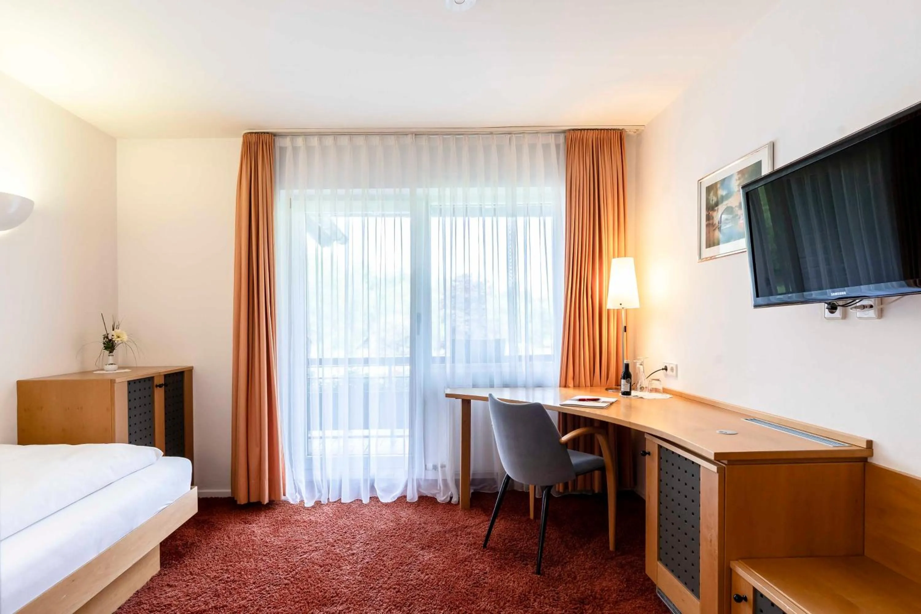 Bed in Hotel Restaurant Waldsägmühle