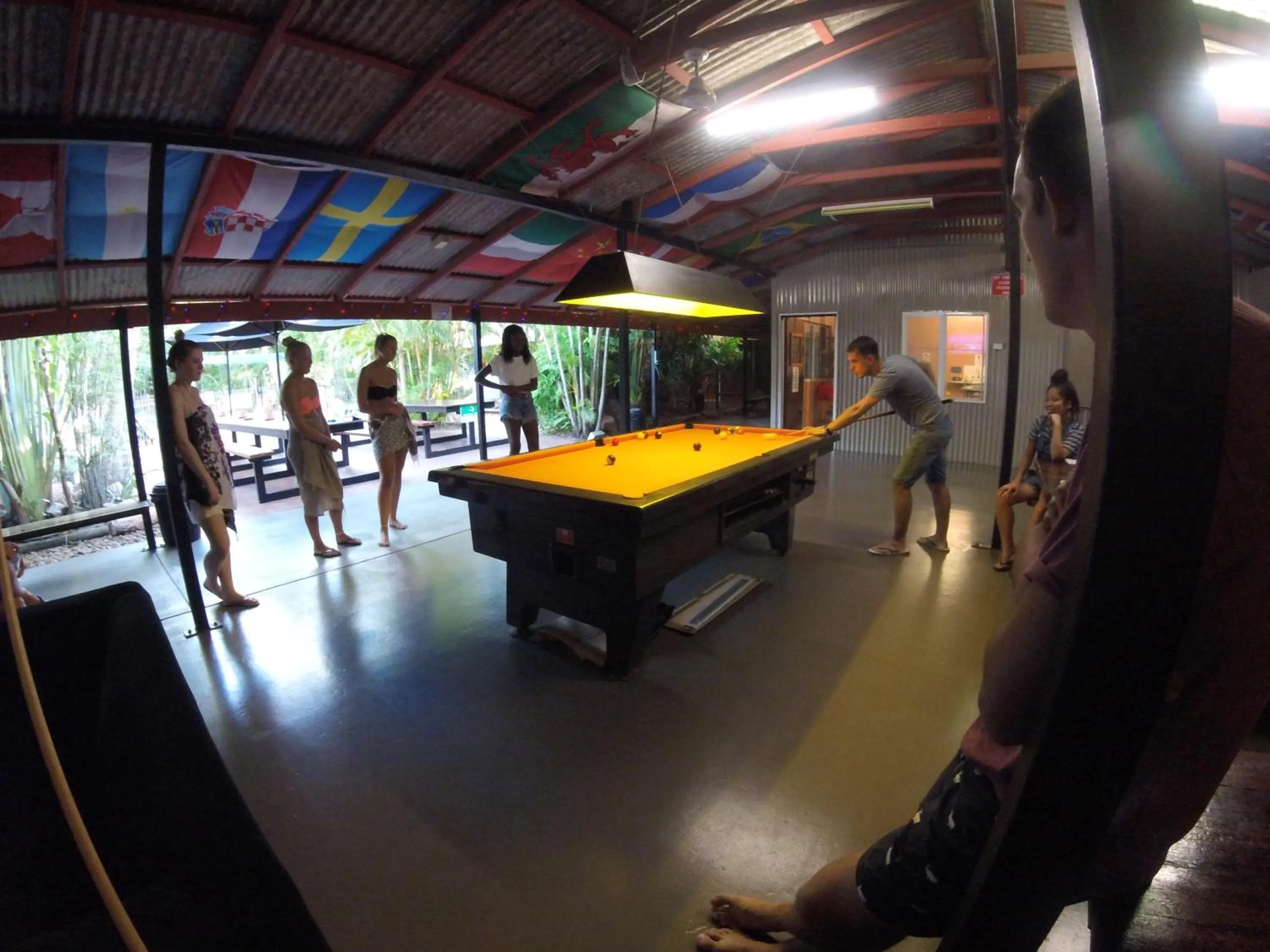 Billiard in Cable Beach Backpackers
