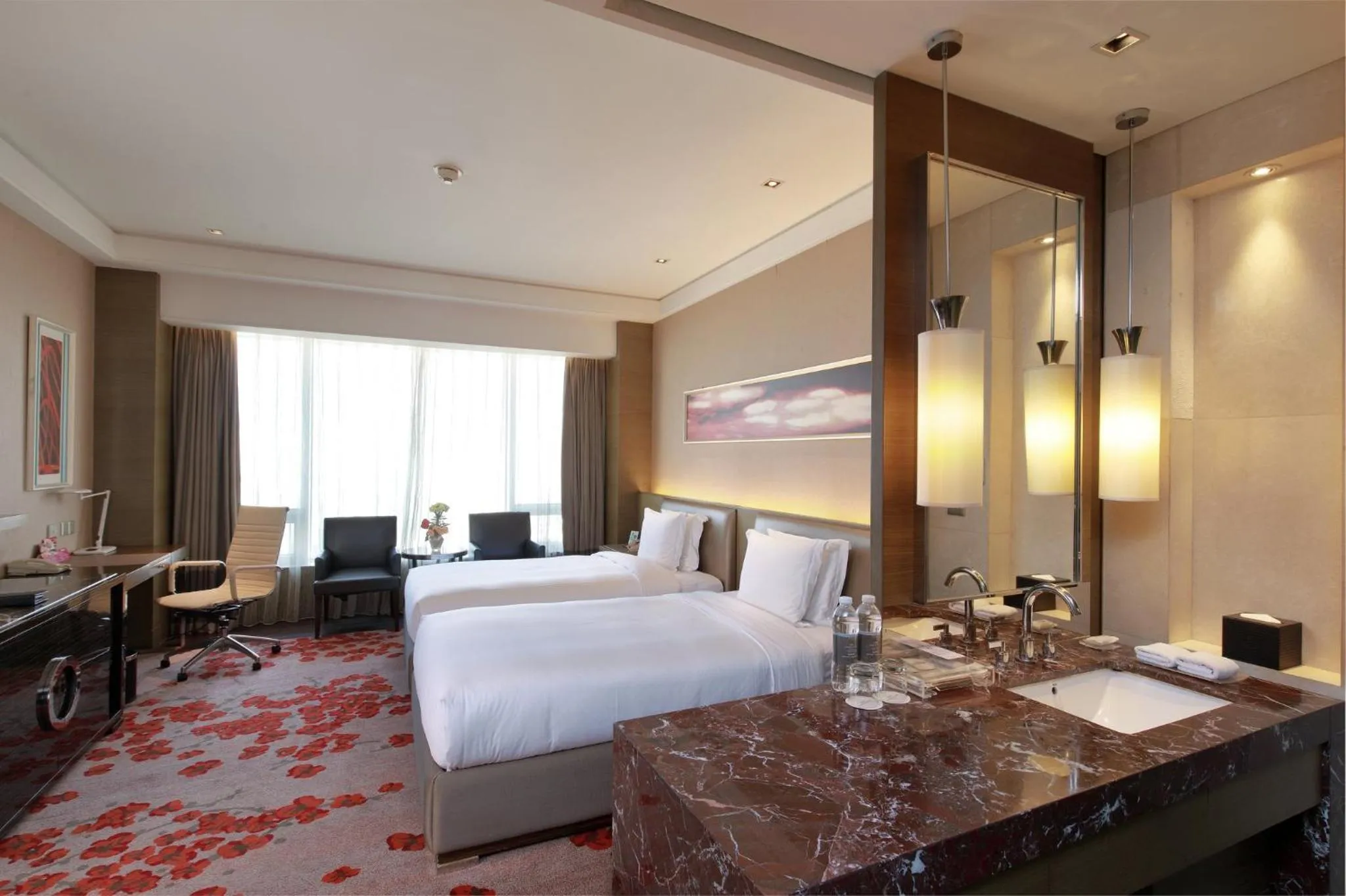 Photo of the whole room in Crowne Plaza Nanjing Jiangning by IHG